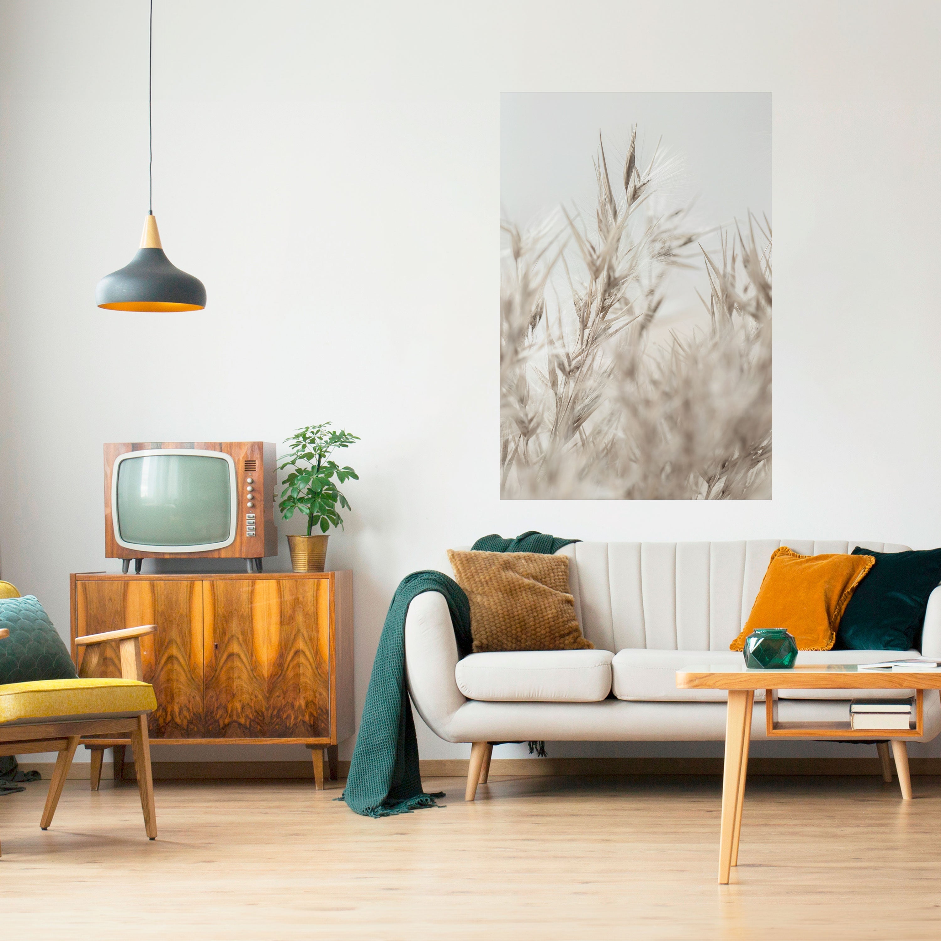 Affiche verticale autocollante « TRANQUIL GRASSES »