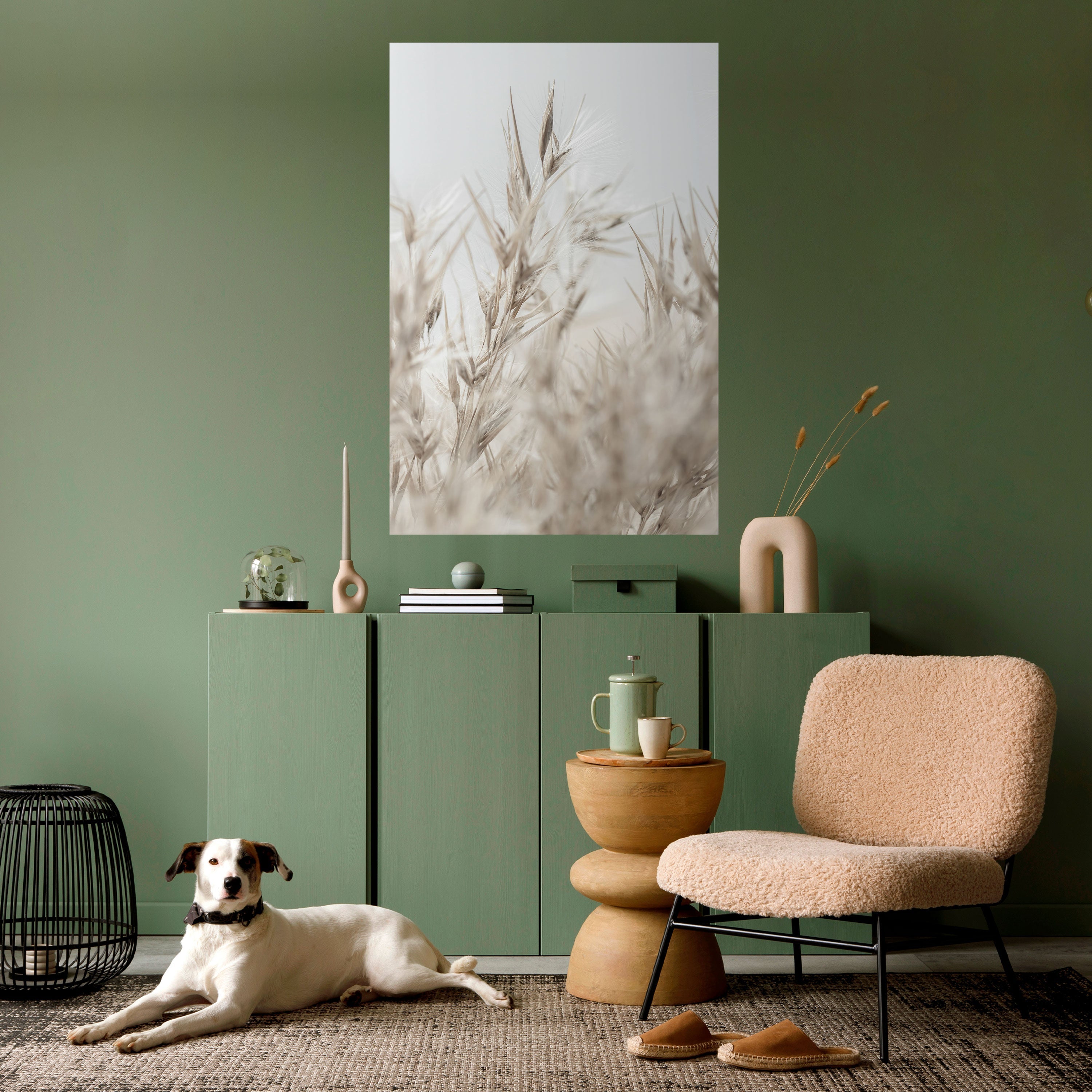 Affiche verticale autocollante « TRANQUIL GRASSES »