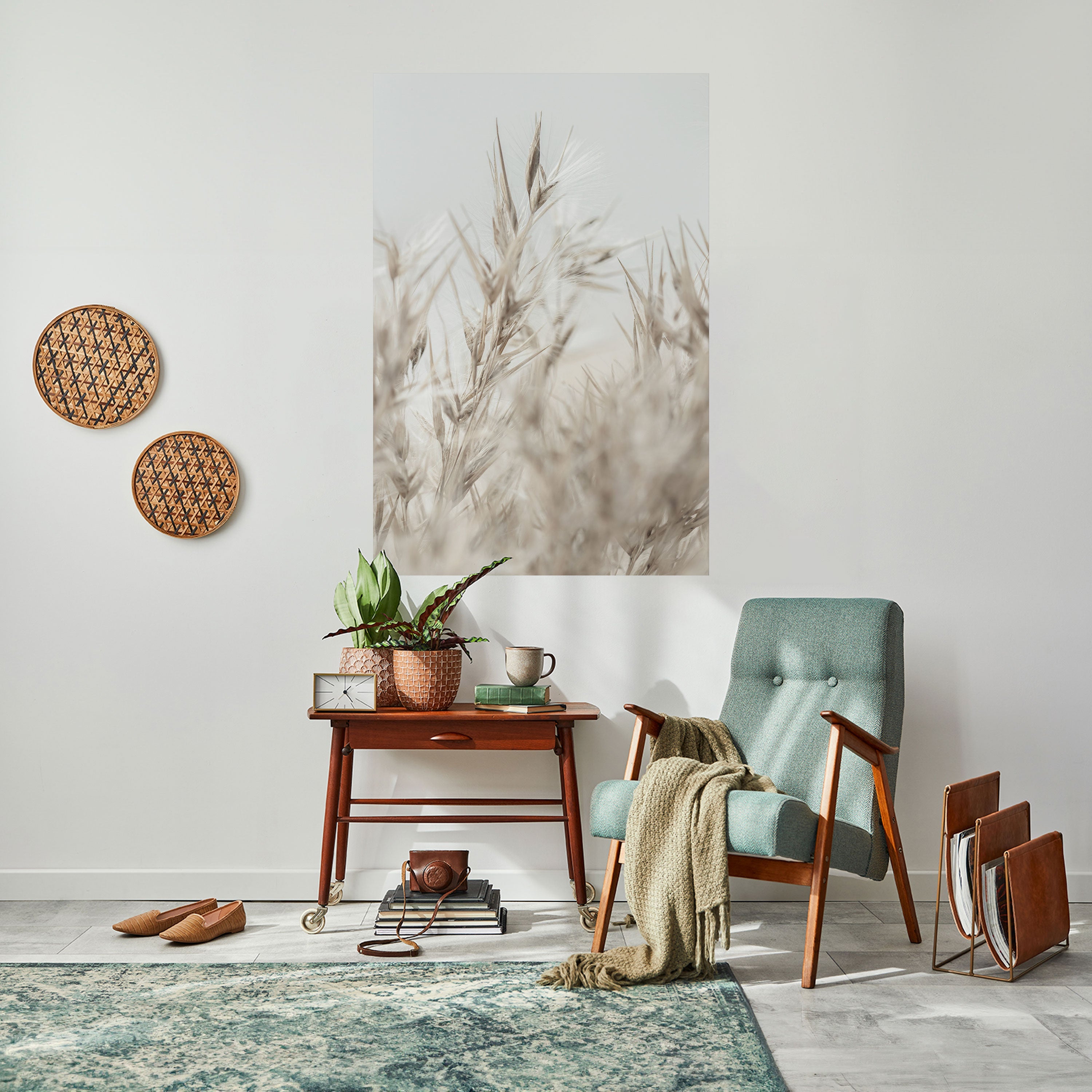 Affiche verticale autocollante « TRANQUIL GRASSES »