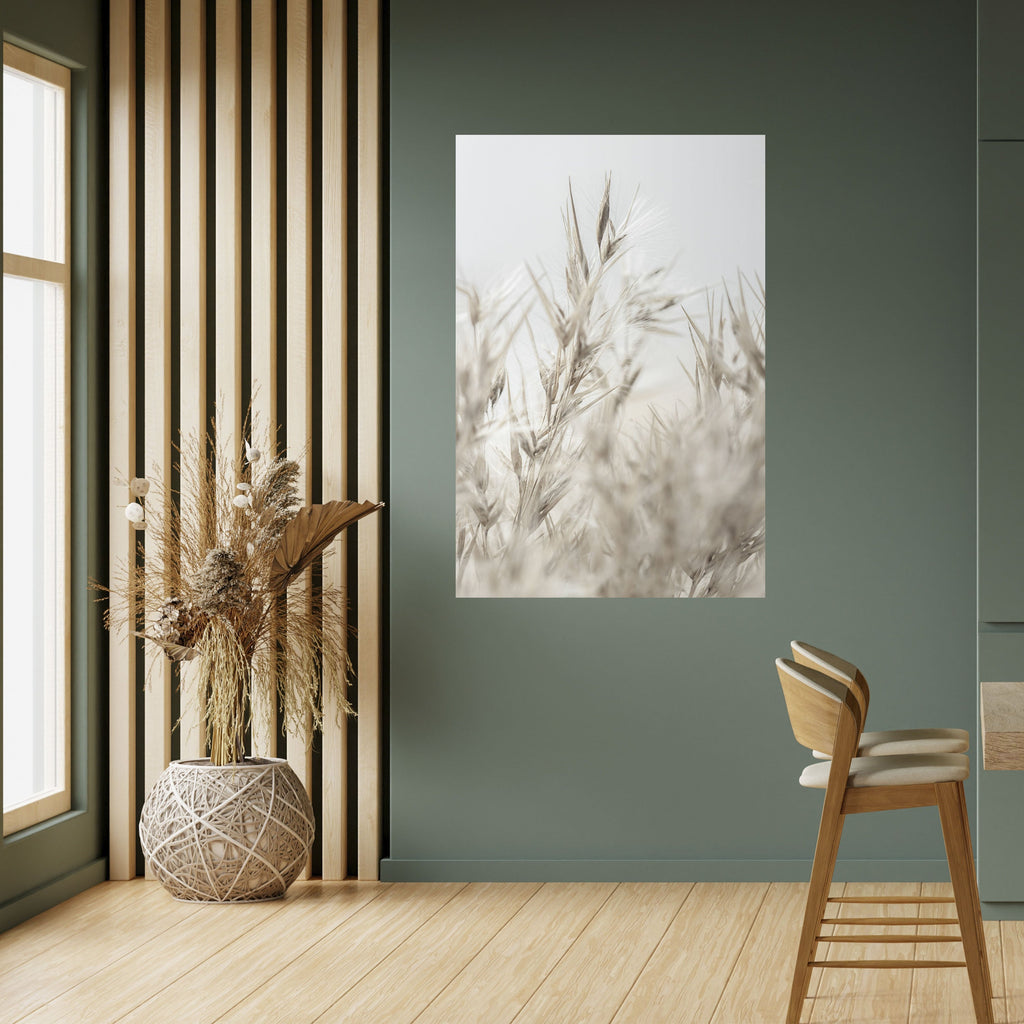 Affiche verticale autocollante « TRANQUIL GRASSES »
