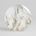 TRANQUIL GRASSES Peel and Stick Round Sticker