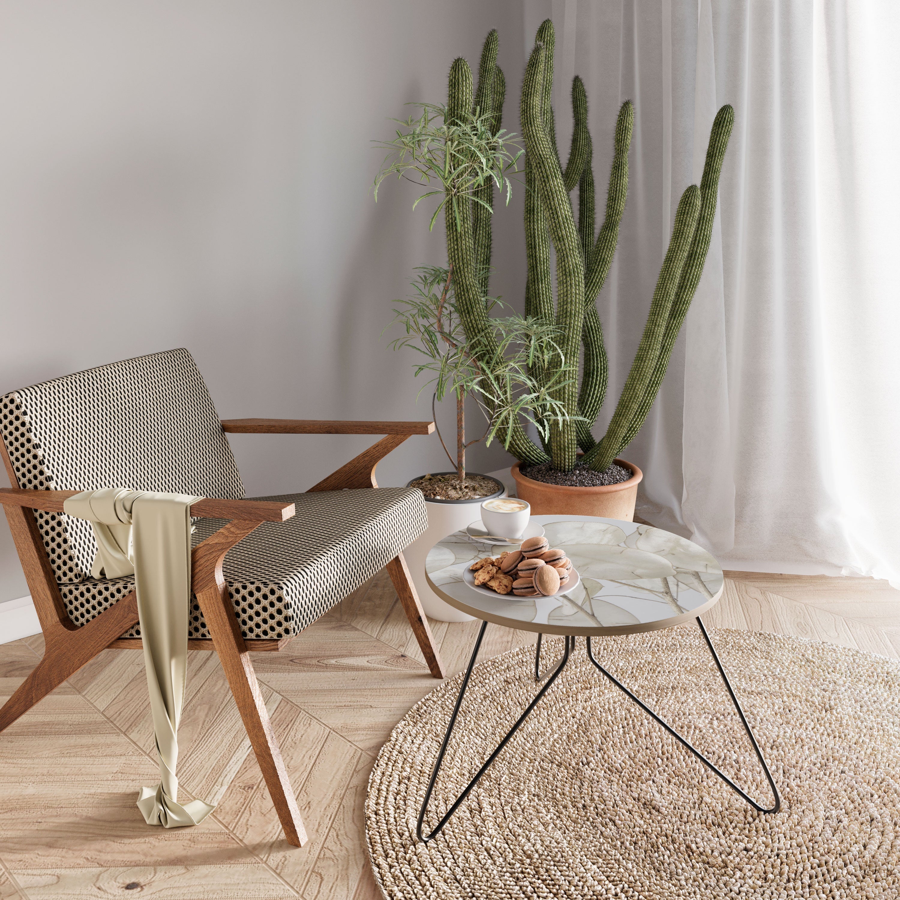 Table basse SILKY FOLIAGE WHISPERS 60