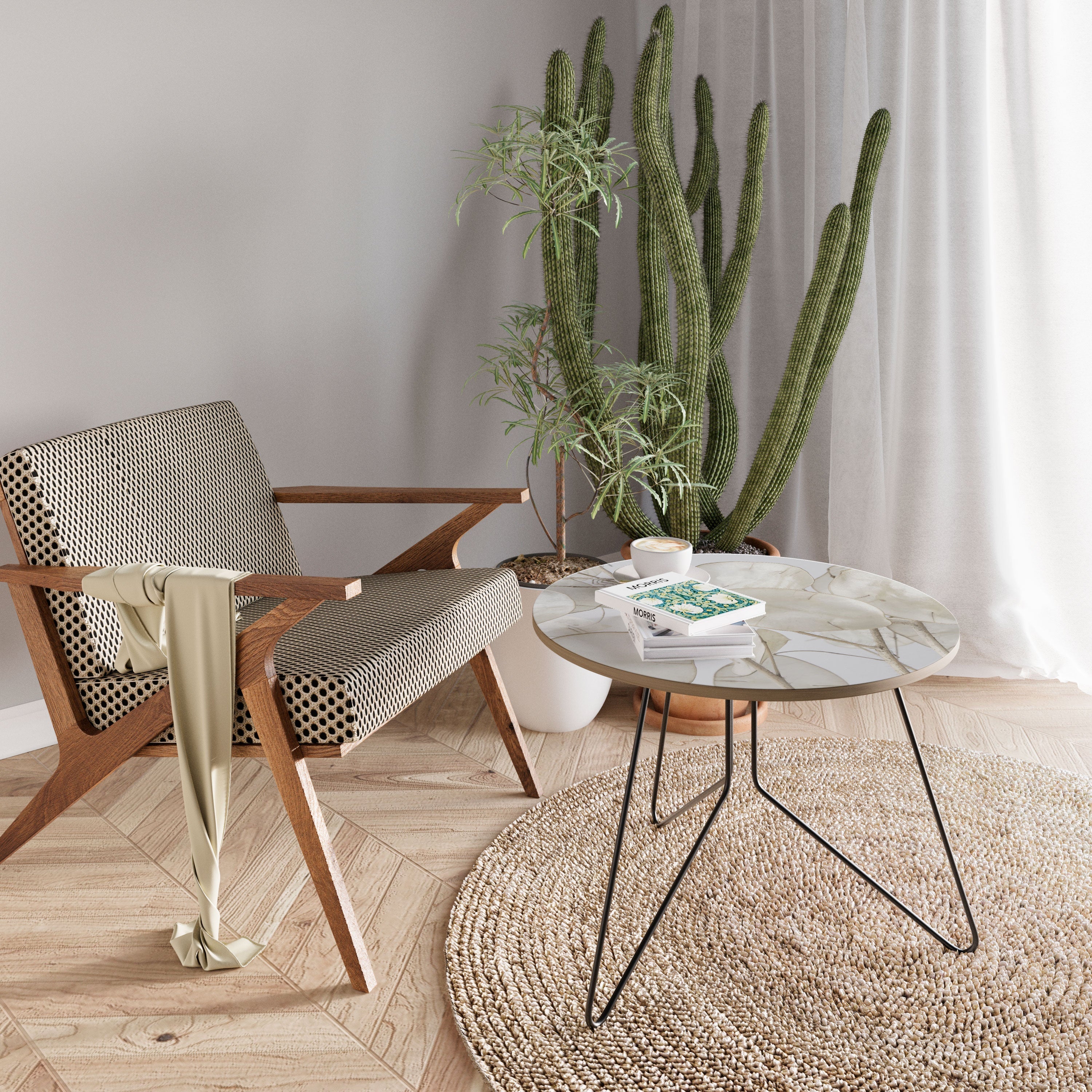 Table basse SILKY FOLIAGE WHISPERS 69