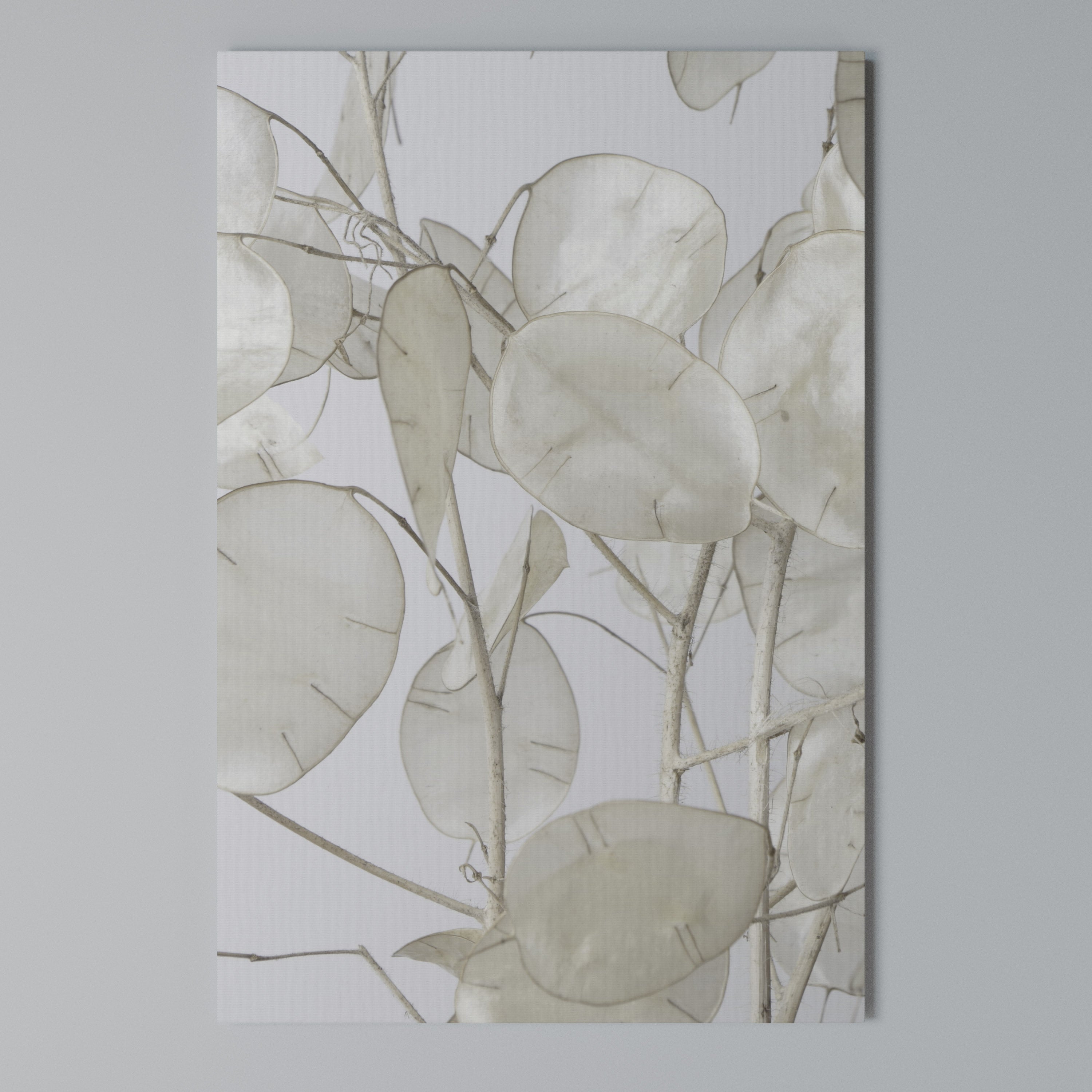 SILKY FOLIAGE WHISPERS Vertical Canvas Print