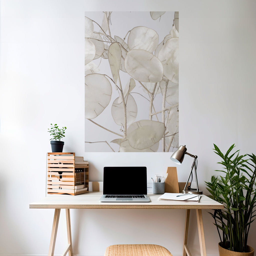 Affiche verticale autocollante « SILKY FOLIAGE WHISPERS »