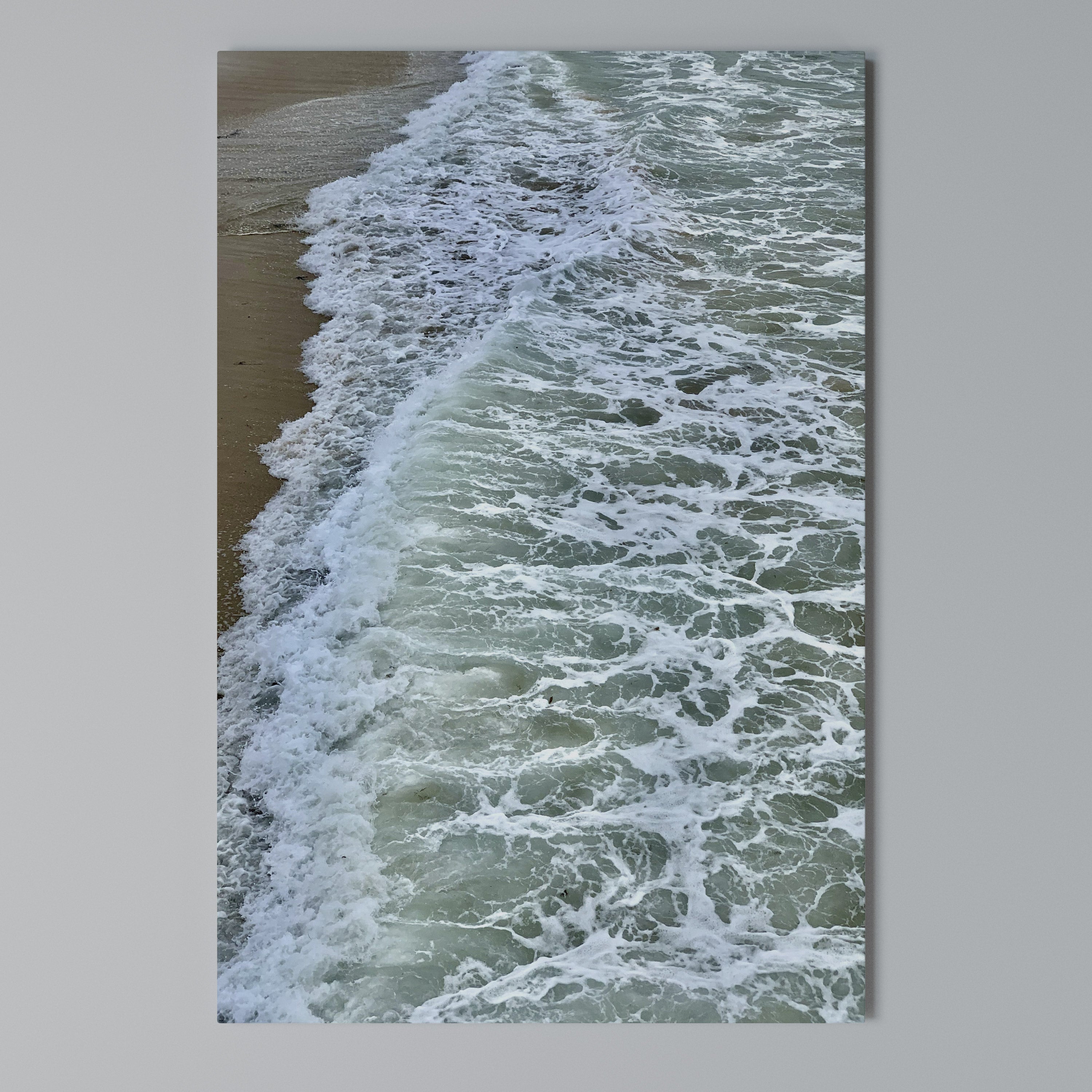 WAVES OF TIME Vertical Canvas Print