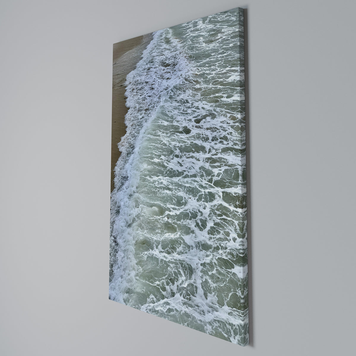 WAVES OF TIME Vertical Canvas Print