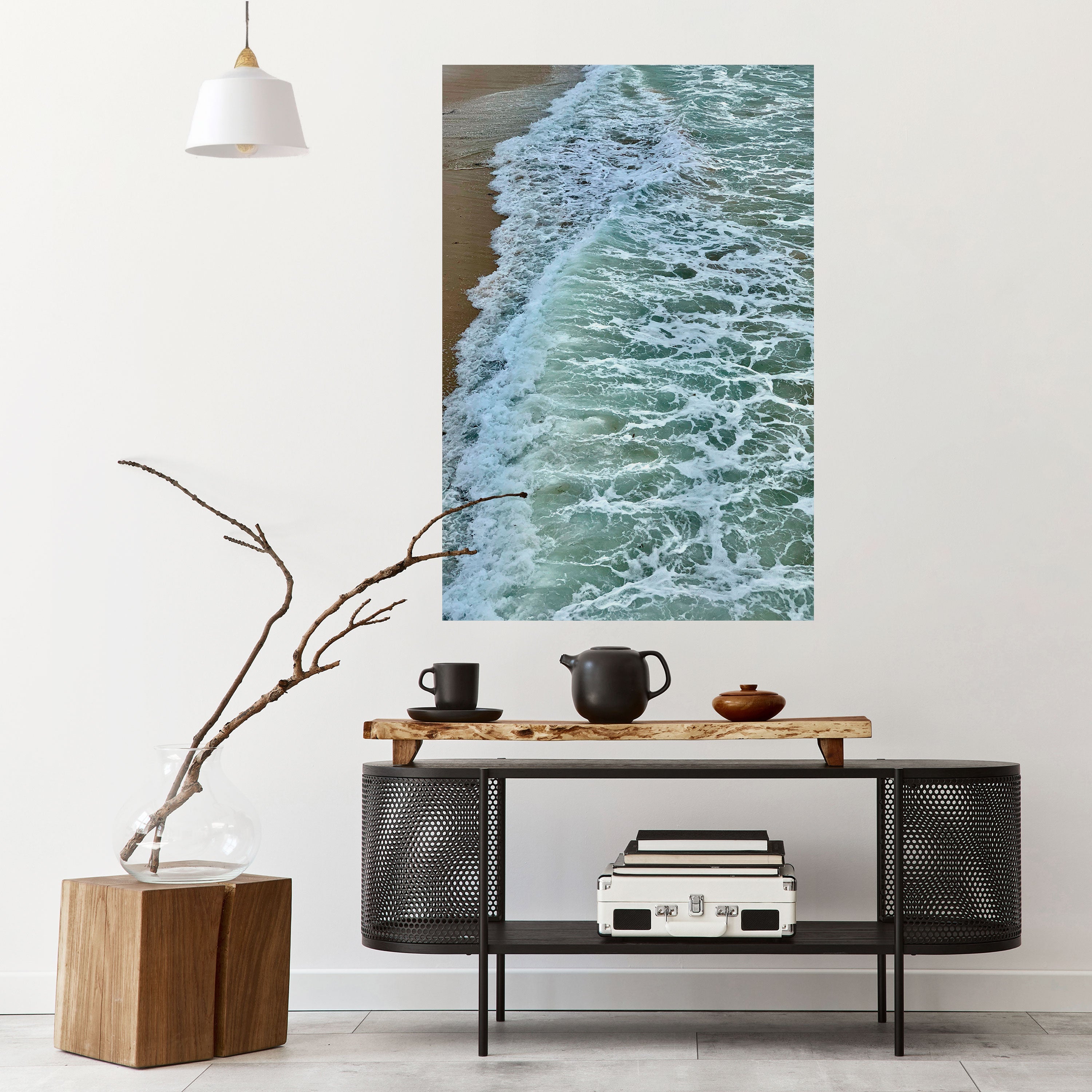 Affiche verticale autocollante WAVES OF TIME