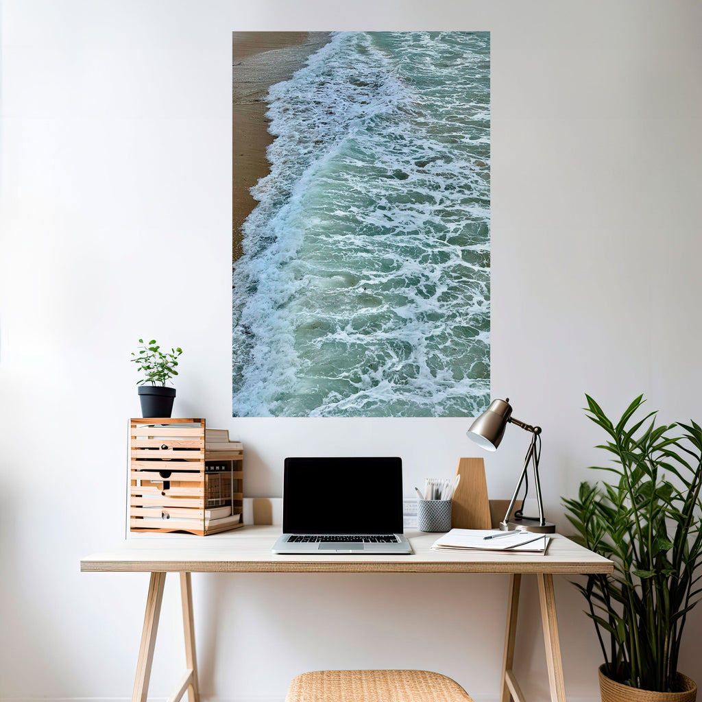 Affiche verticale autocollante WAVES OF TIME