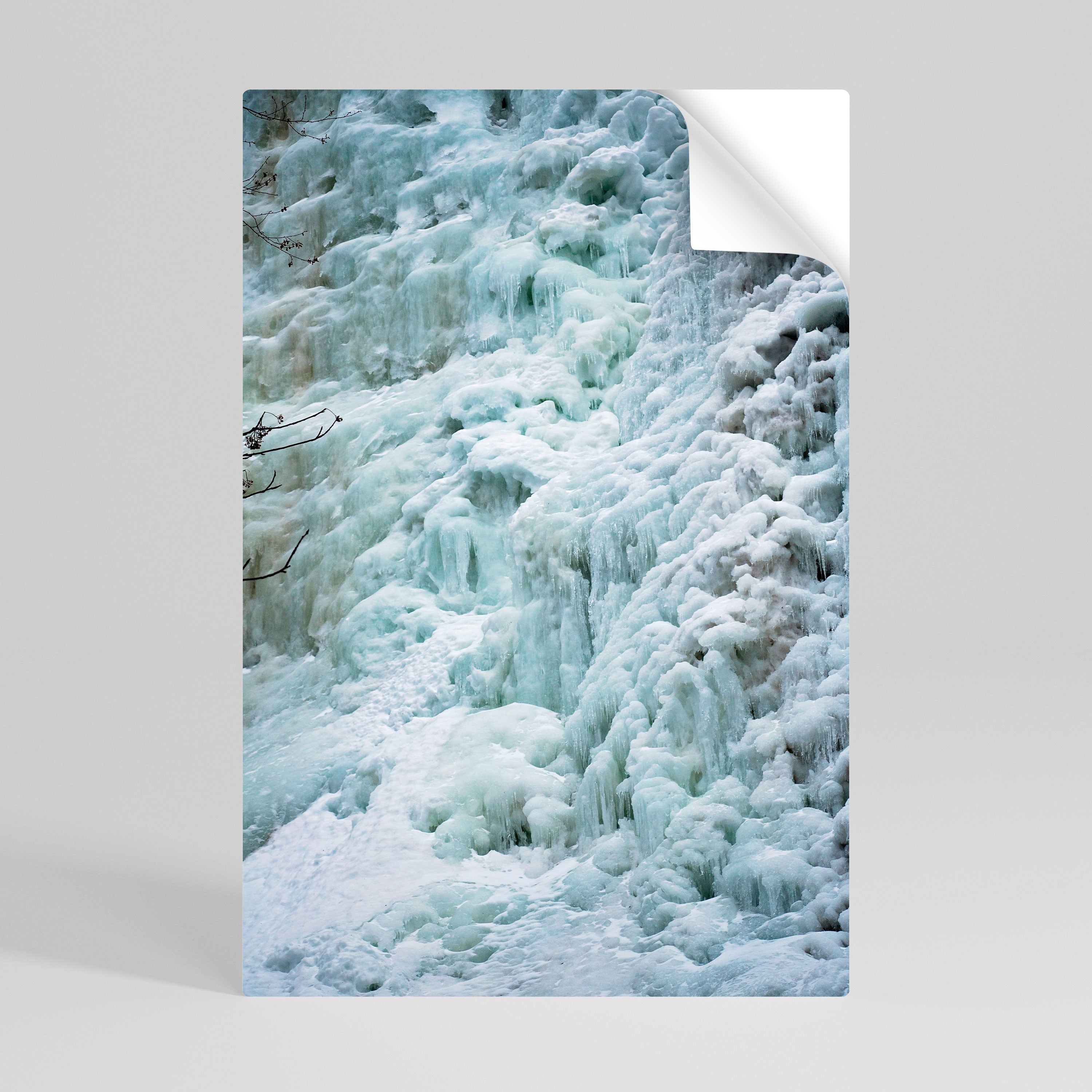 Affiche verticale autocollante « FROSTED WHISPERS »