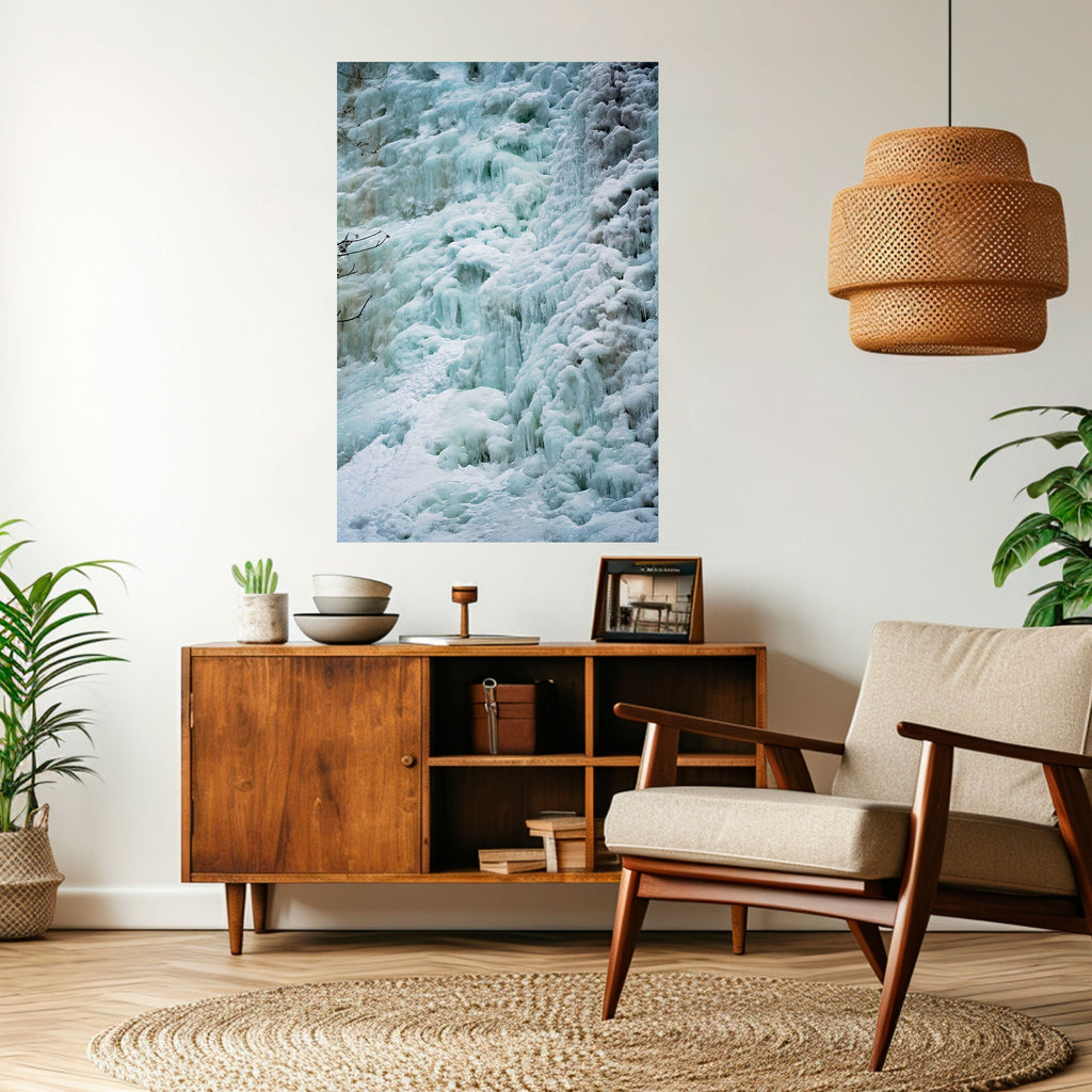 Affiche verticale autocollante « FROSTED WHISPERS »