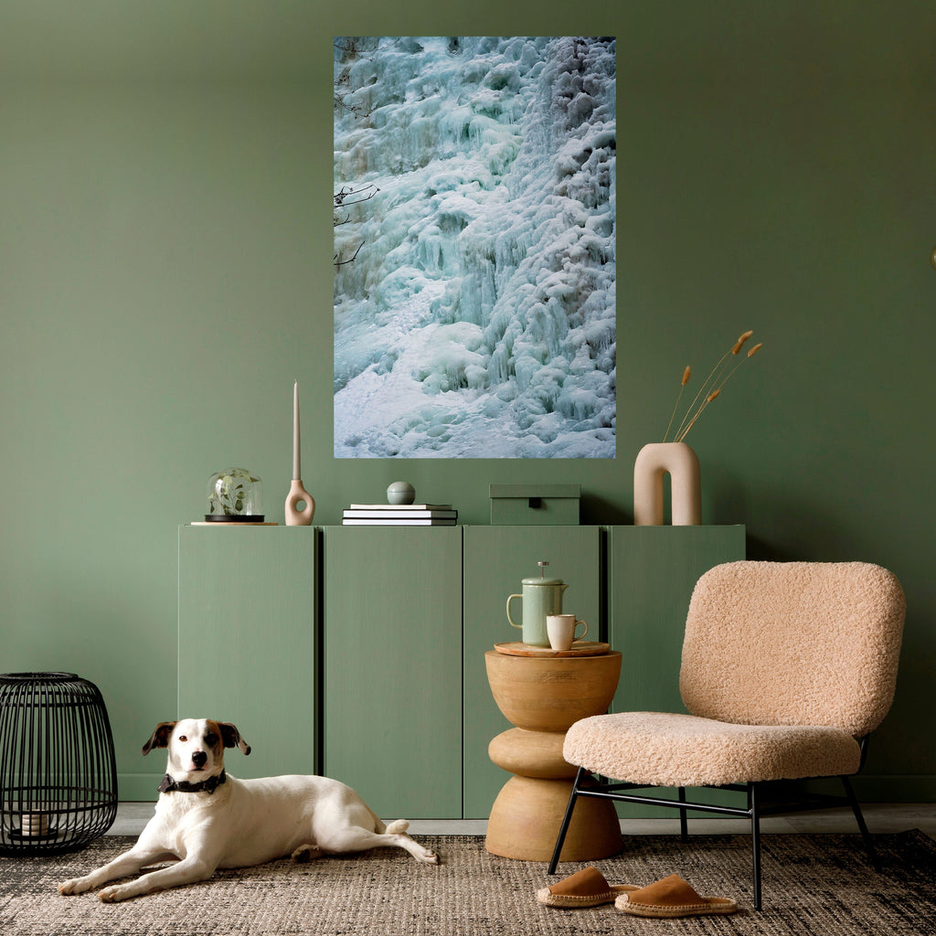 Affiche verticale autocollante « FROSTED WHISPERS »