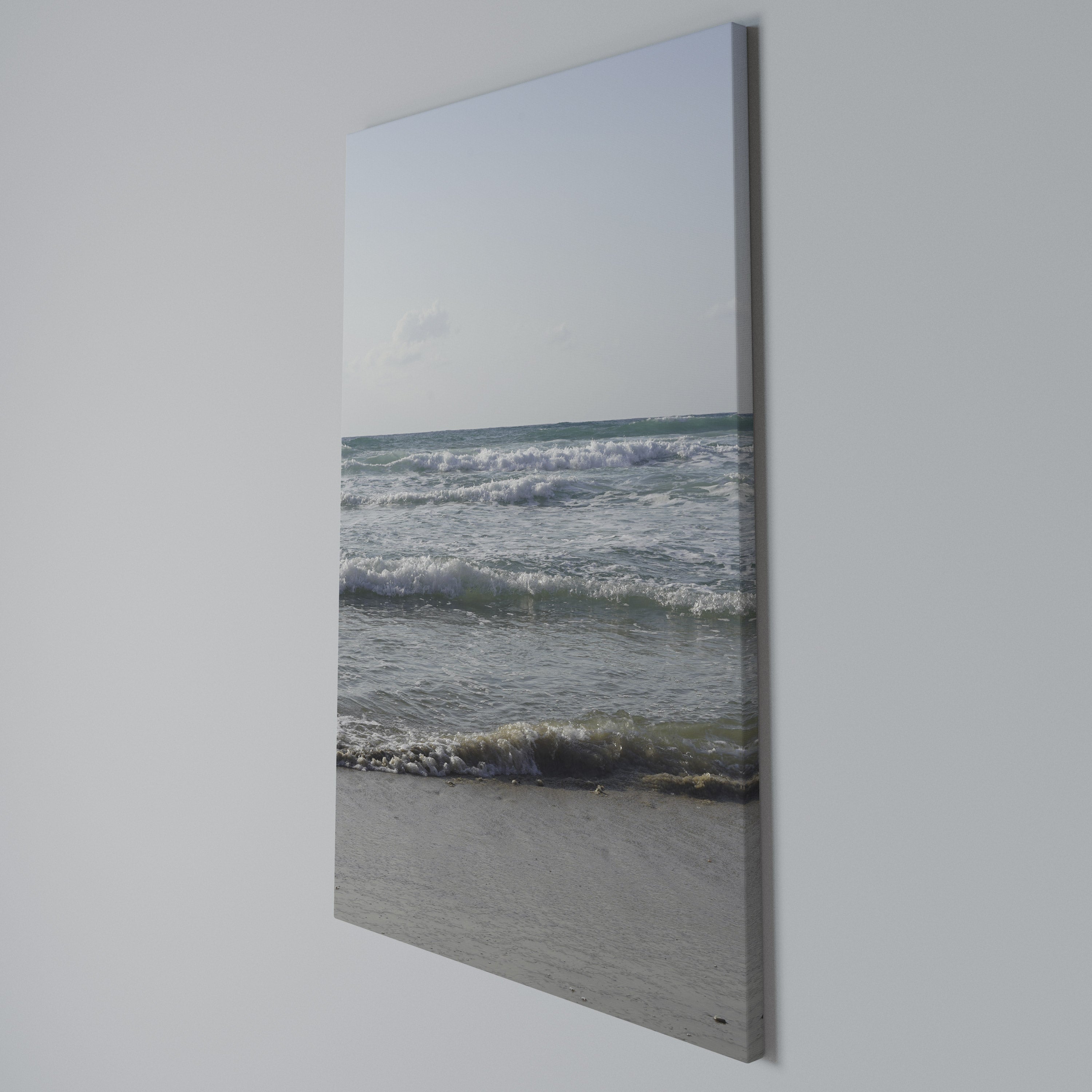 WAVES OF TRANQUILITY Vertical Canvas Print