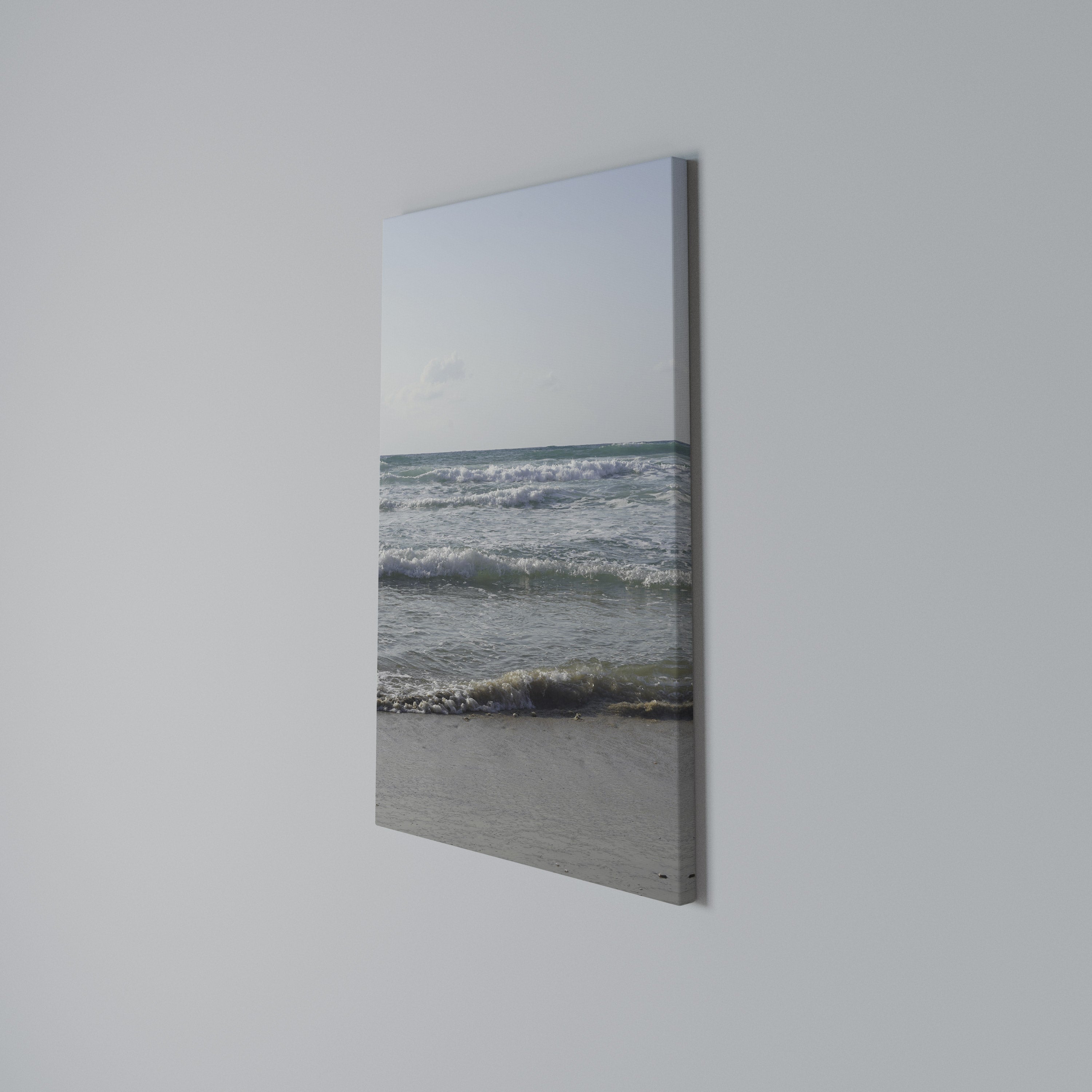 WAVES OF TRANQUILITY Vertical Canvas Print