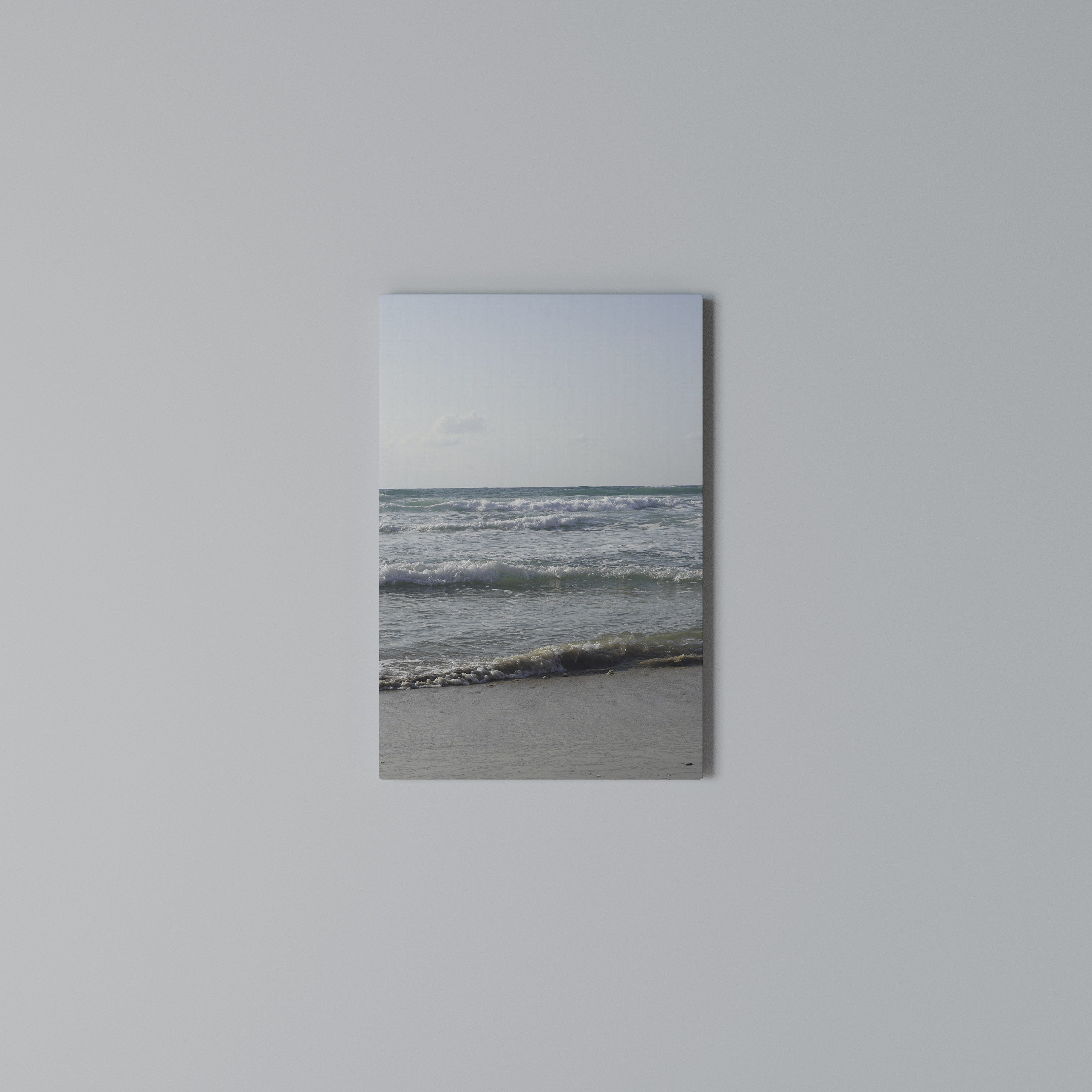 WAVES OF TRANQUILITY Vertical Canvas Print