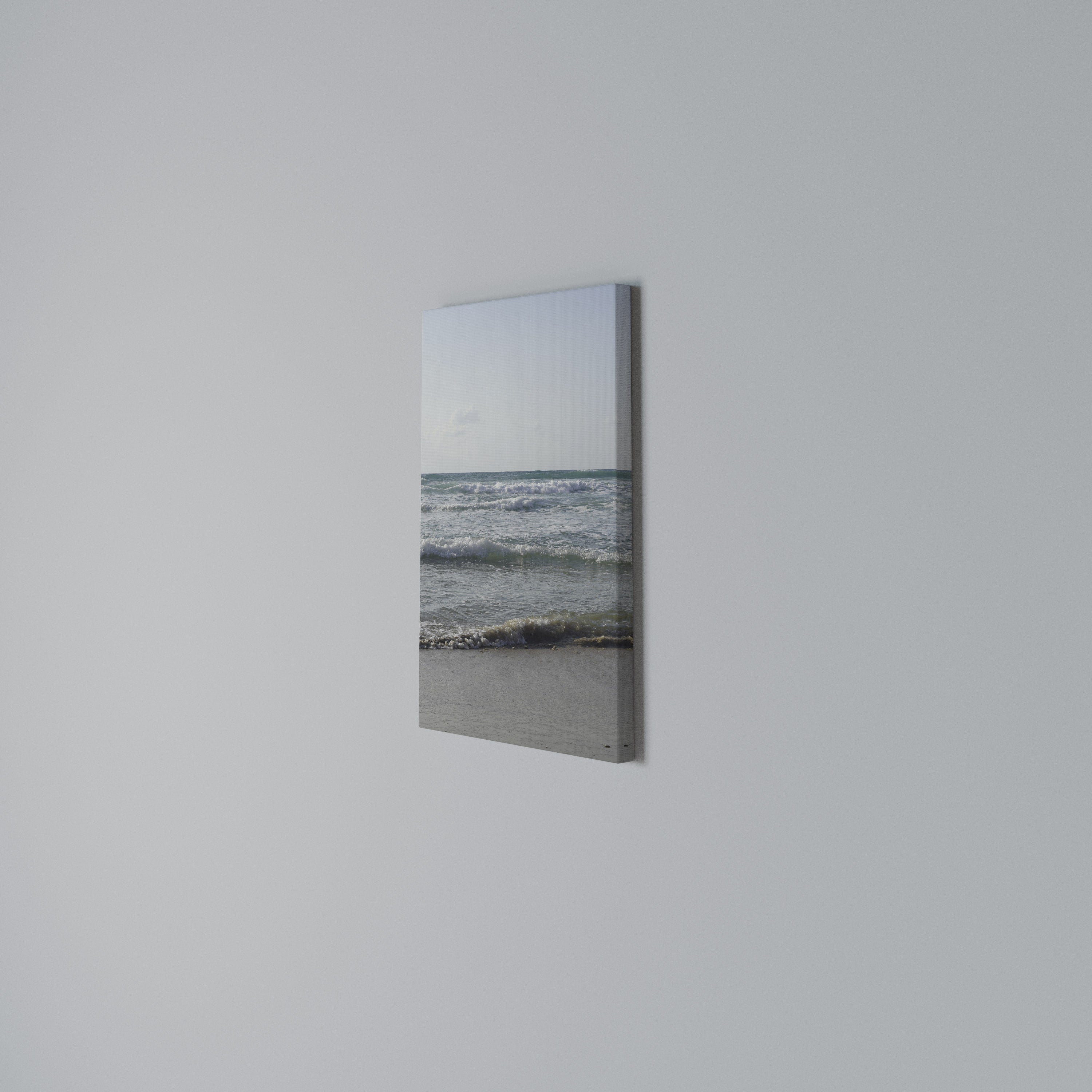 WAVES OF TRANQUILITY Vertical Canvas Print
