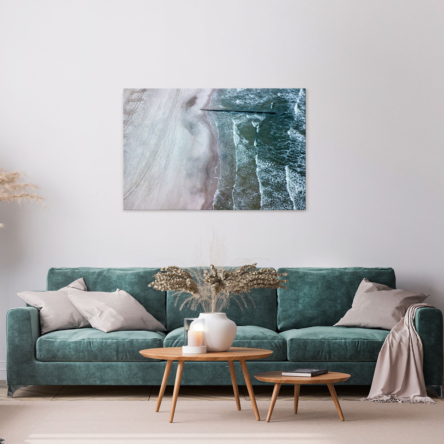 TIDE’S SILENT WHISPER Horizontal Canvas Print