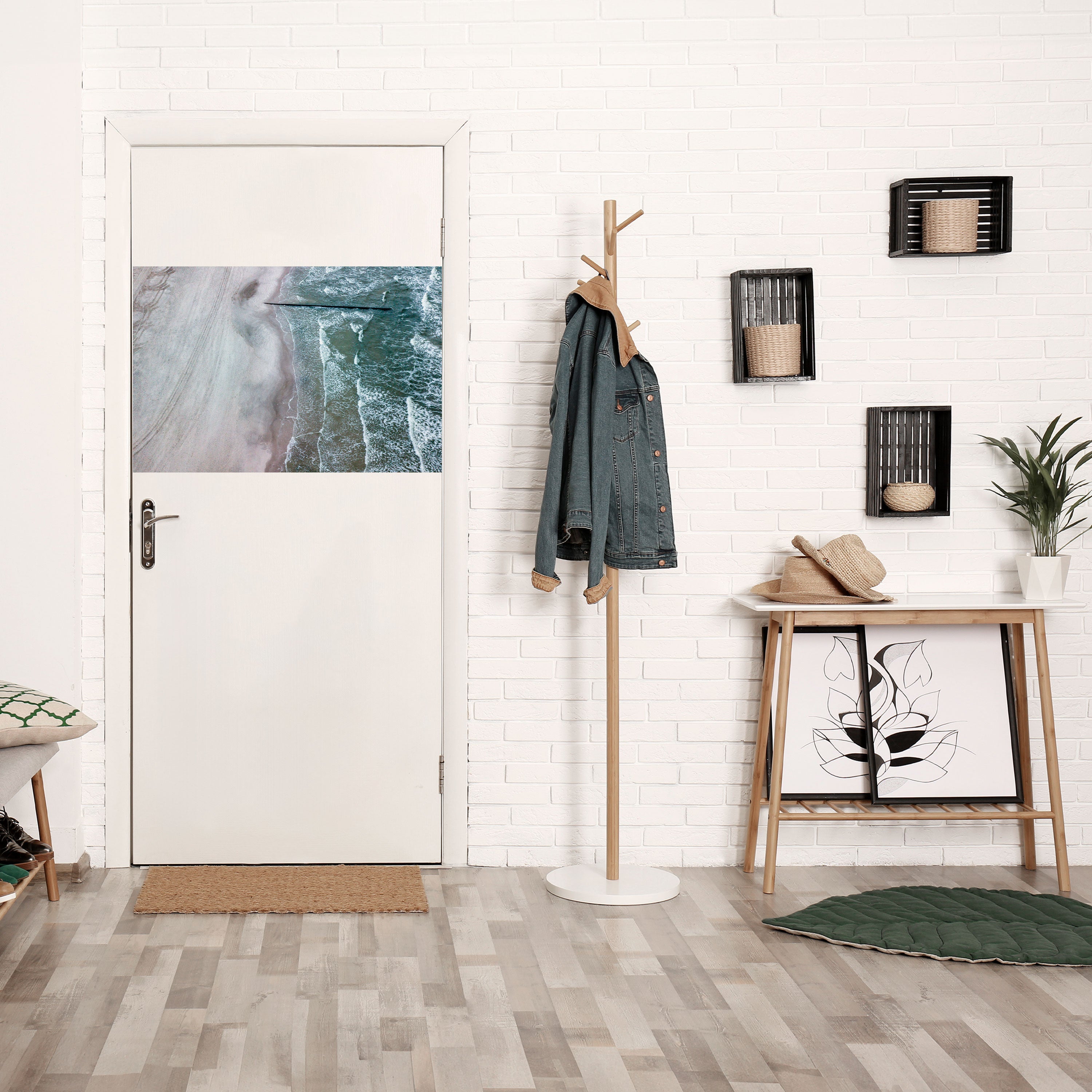 Affiche horizontale autocollante « LE MURMURE SILENCIEUX DE LA MARÉE »