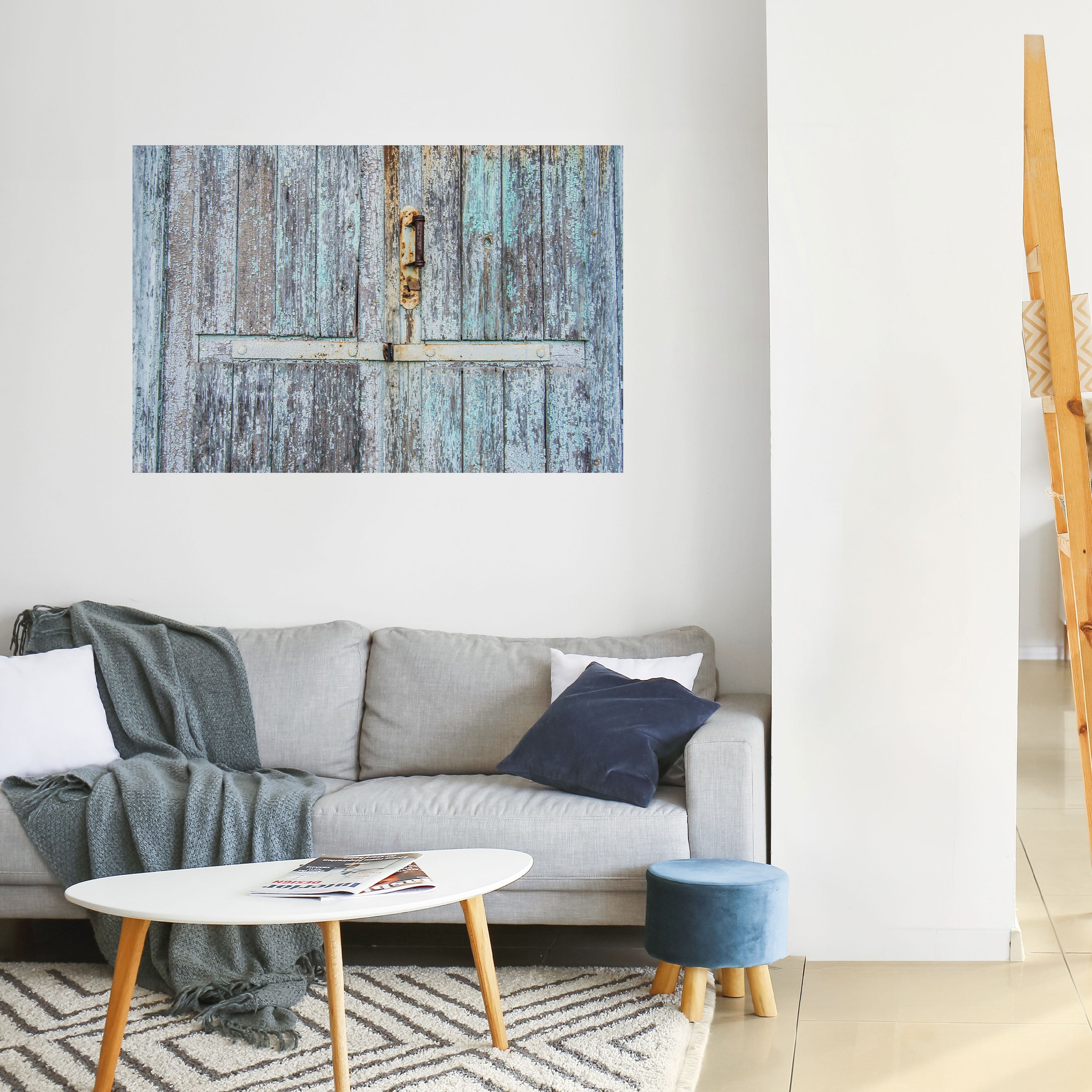 Affiche horizontale autocollante « Rêves de porte vintage »