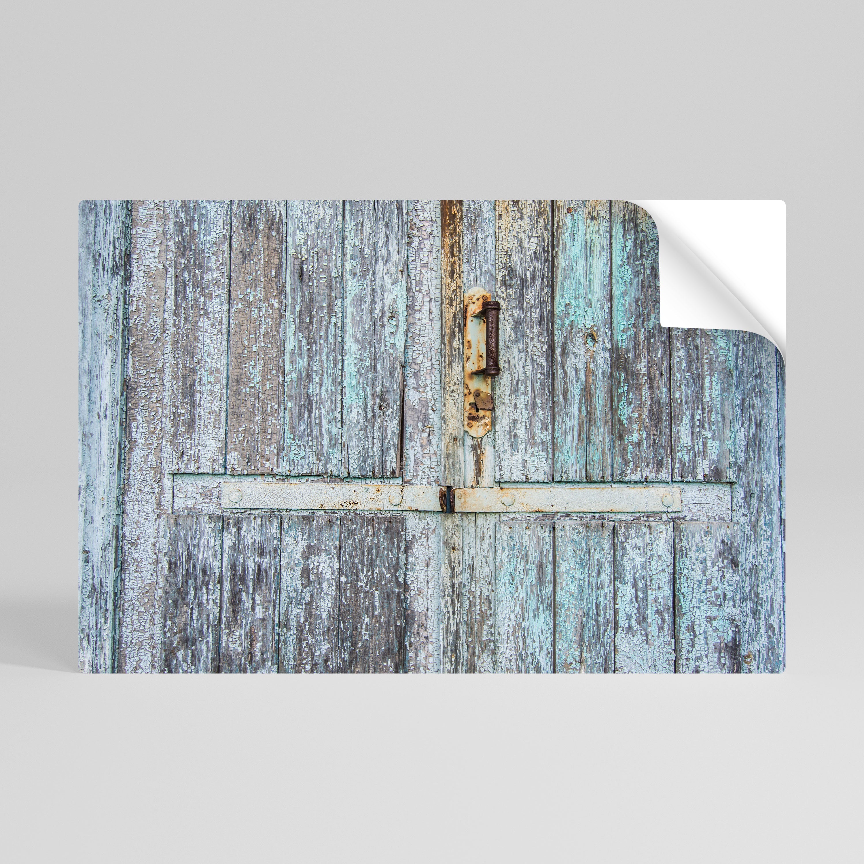 Affiche horizontale autocollante « Rêves de porte vintage »