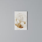 GOLDEN GINKGO DREAMS Vertical Canvas Print