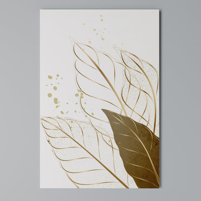 ELEGANCE IN FOLIAGE Vertical Canvas Print