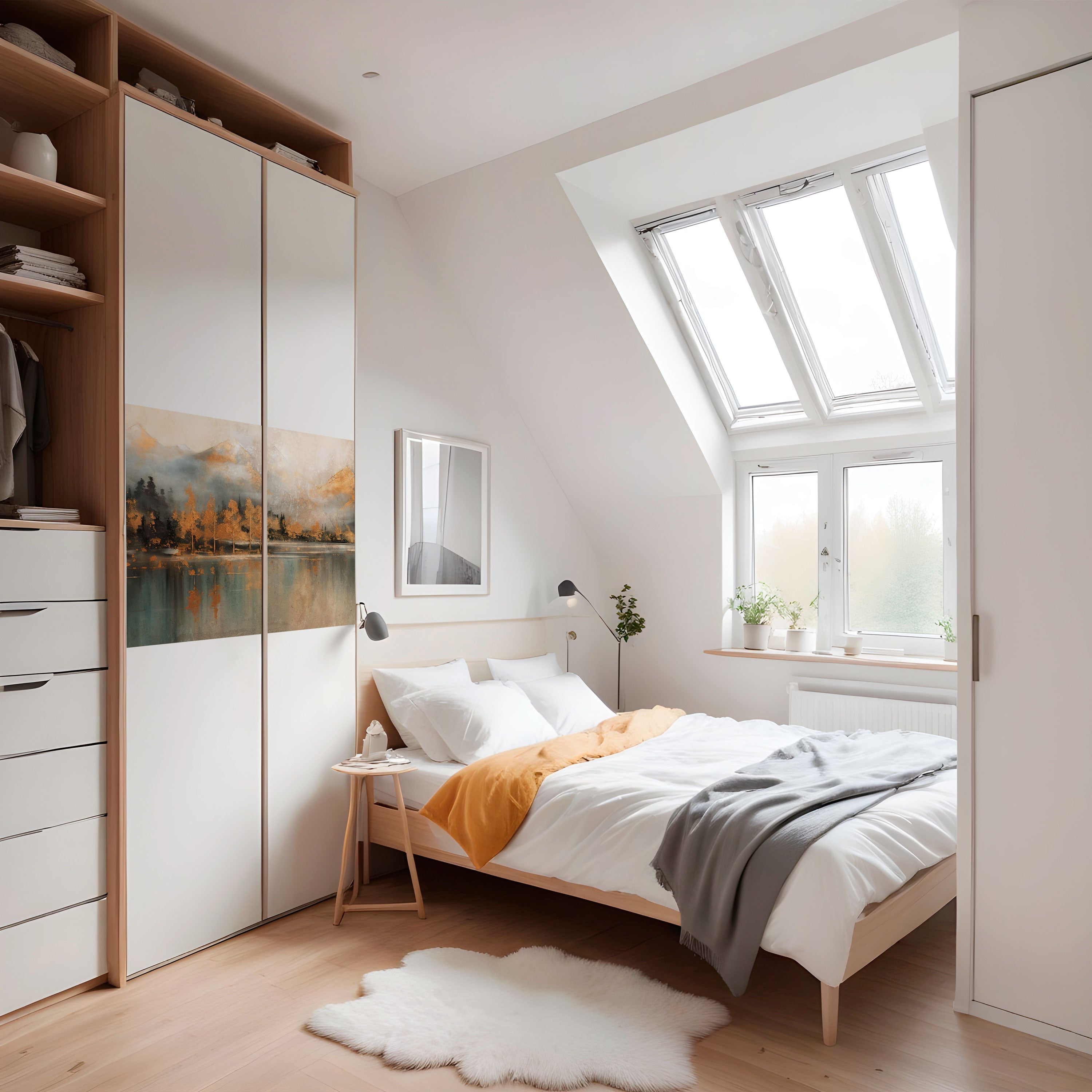 Affiche horizontale autocollante « ÉCHOS DE L'AUBE DORÉE »