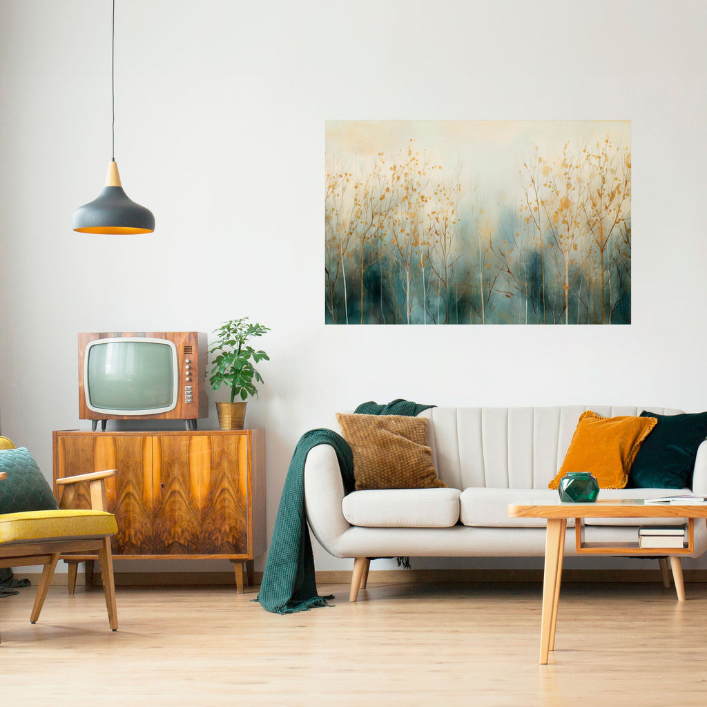 Affiche horizontale autocollante « RÊVE DE FORÊT MYSTIQUE »