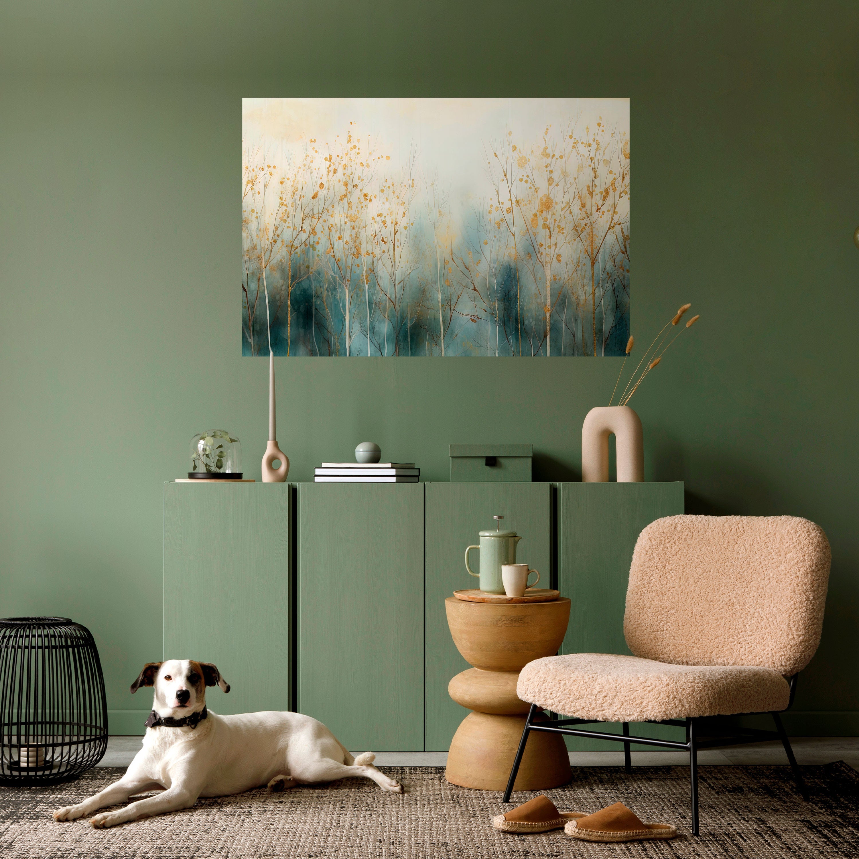 Affiche horizontale autocollante « RÊVE DE FORÊT MYSTIQUE »