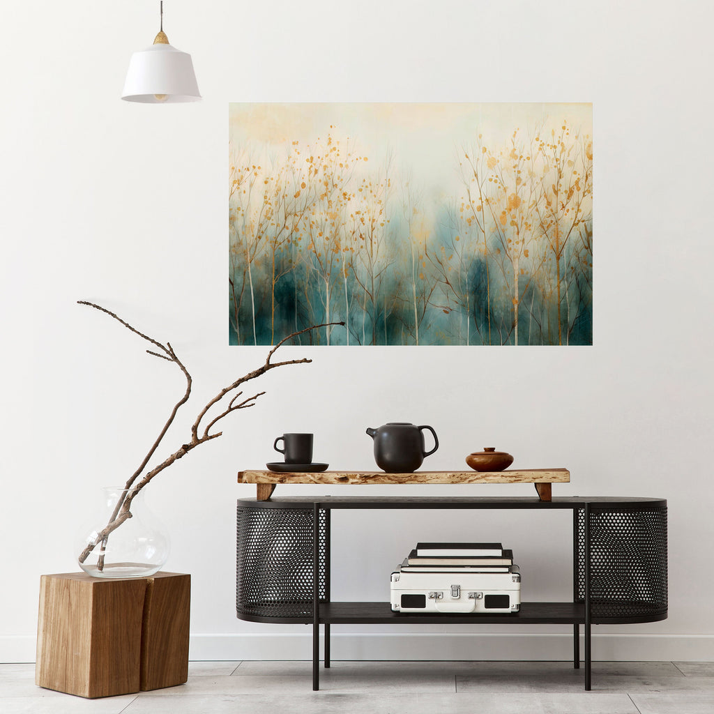 Affiche horizontale autocollante « RÊVE DE FORÊT MYSTIQUE »