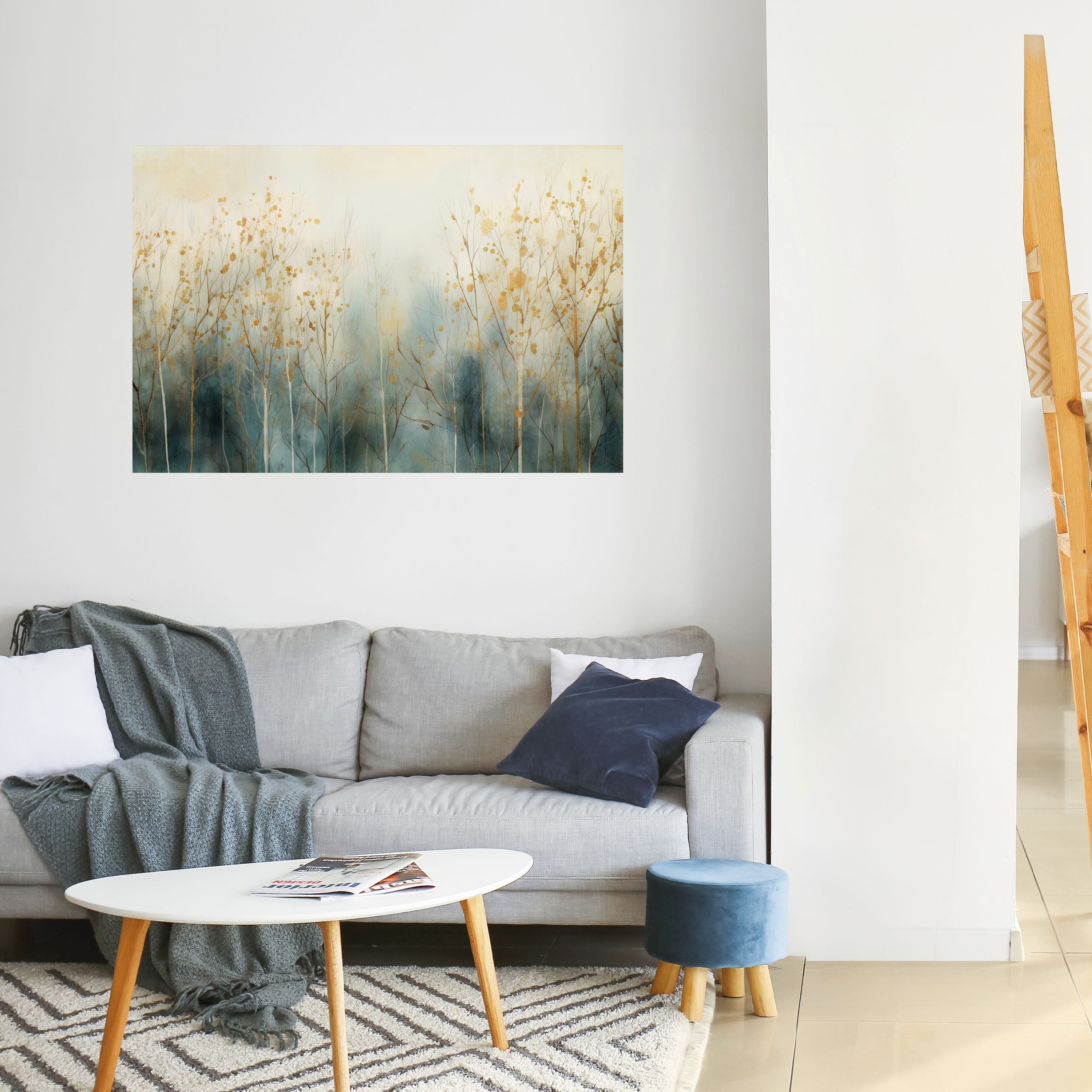 Affiche horizontale autocollante « RÊVE DE FORÊT MYSTIQUE »