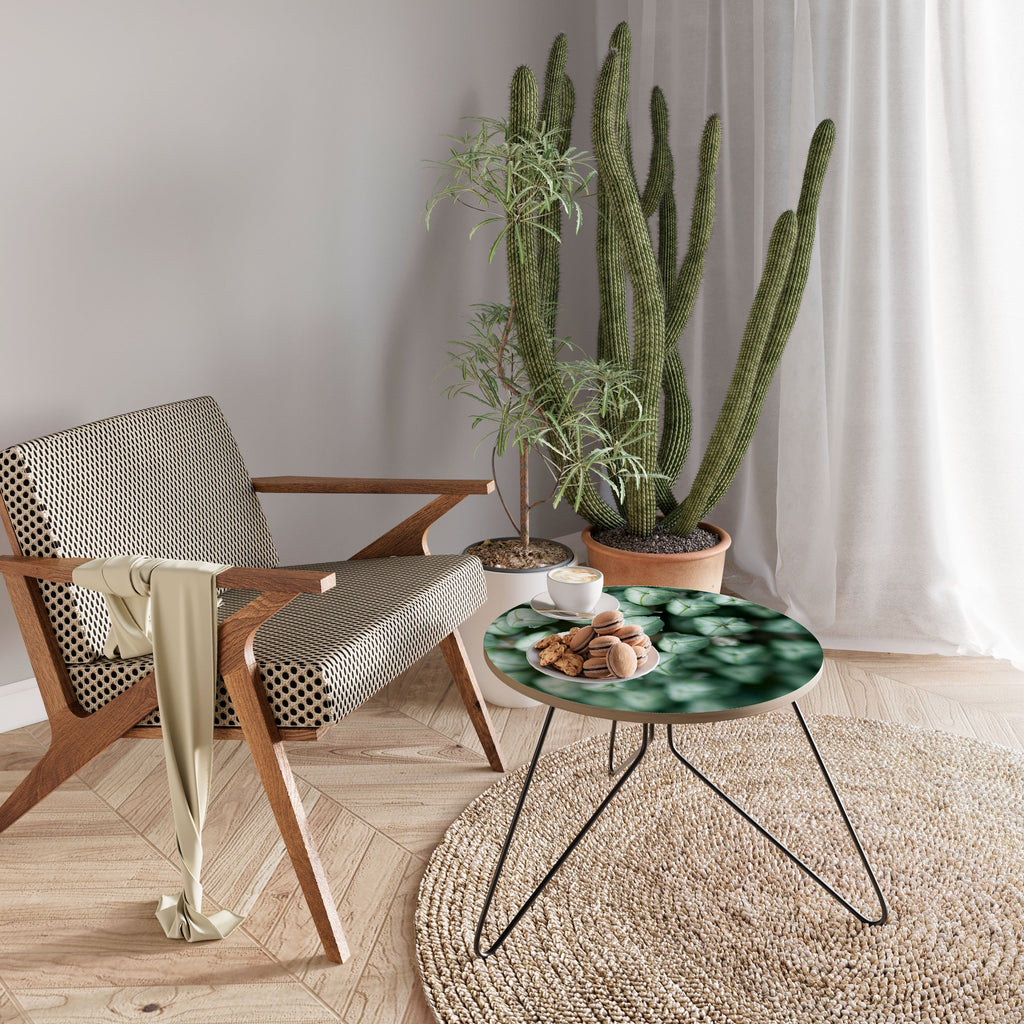 Table basse TIDBITS VERTES TEXTURÉES 60