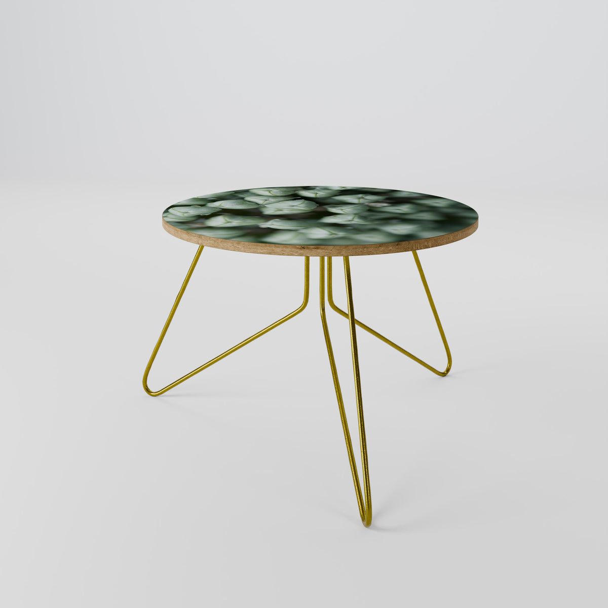 TEXTURED GREEN TIDBITS Coffee Table