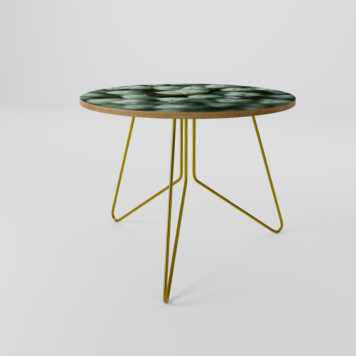 TEXTURED GREEN TIDBITS Coffee Table