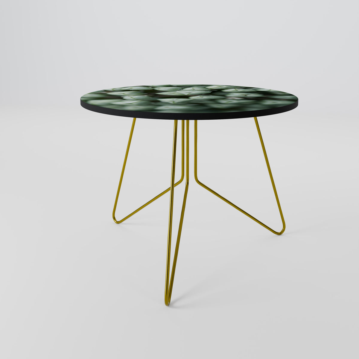 TEXTURED GREEN TIDBITS Coffee Table