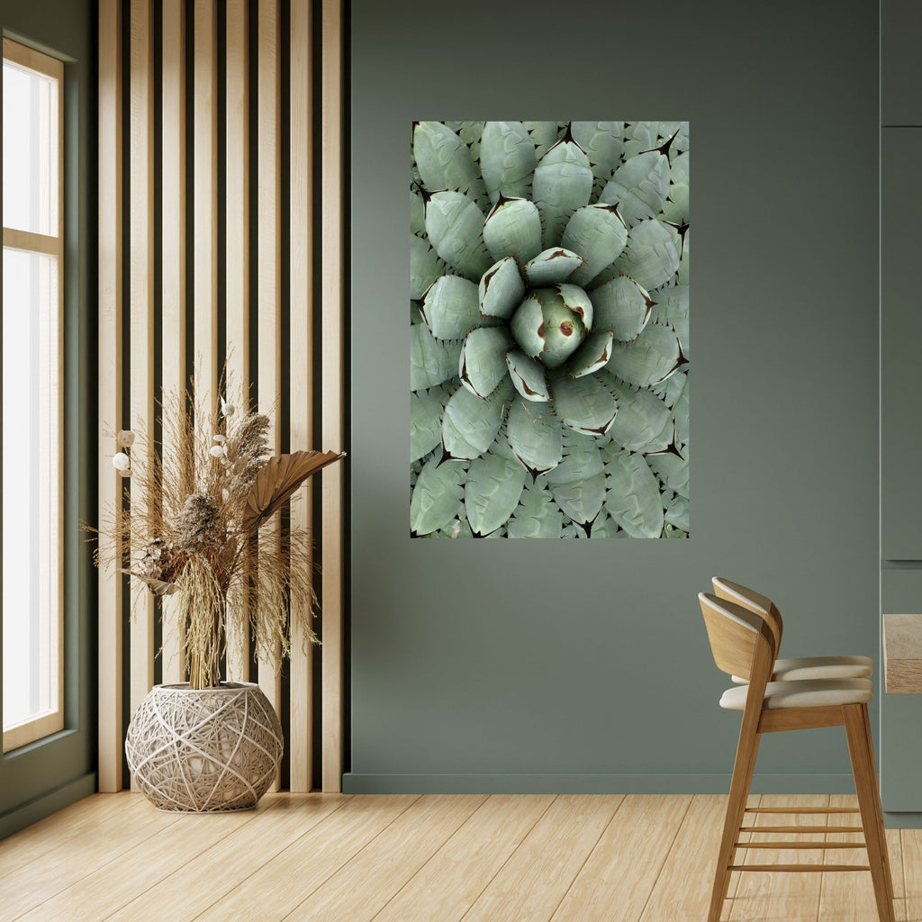 Affiche verticale autocollante SUCCULENT SYMMETRY