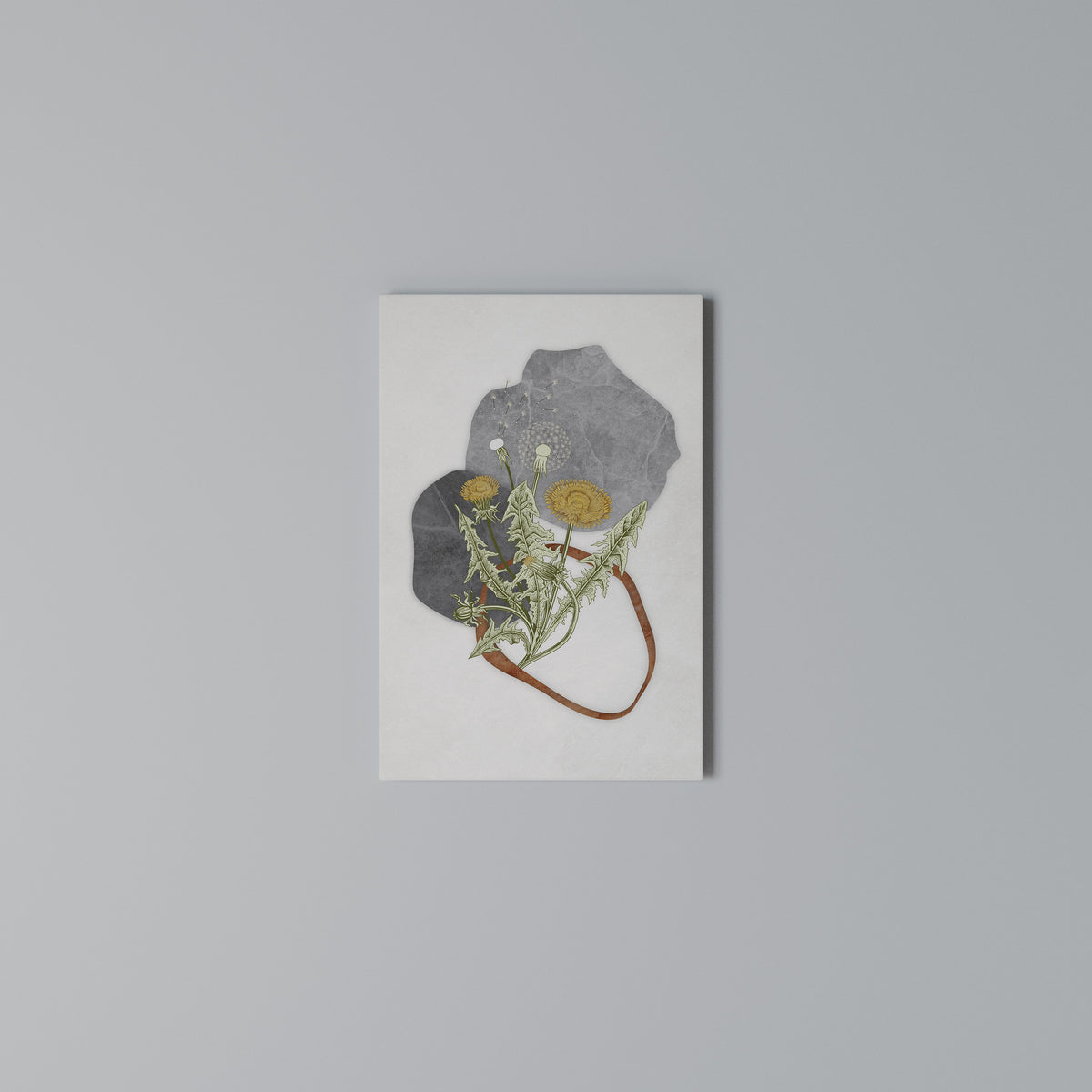 DANDELION RING Vertical Canvas Print