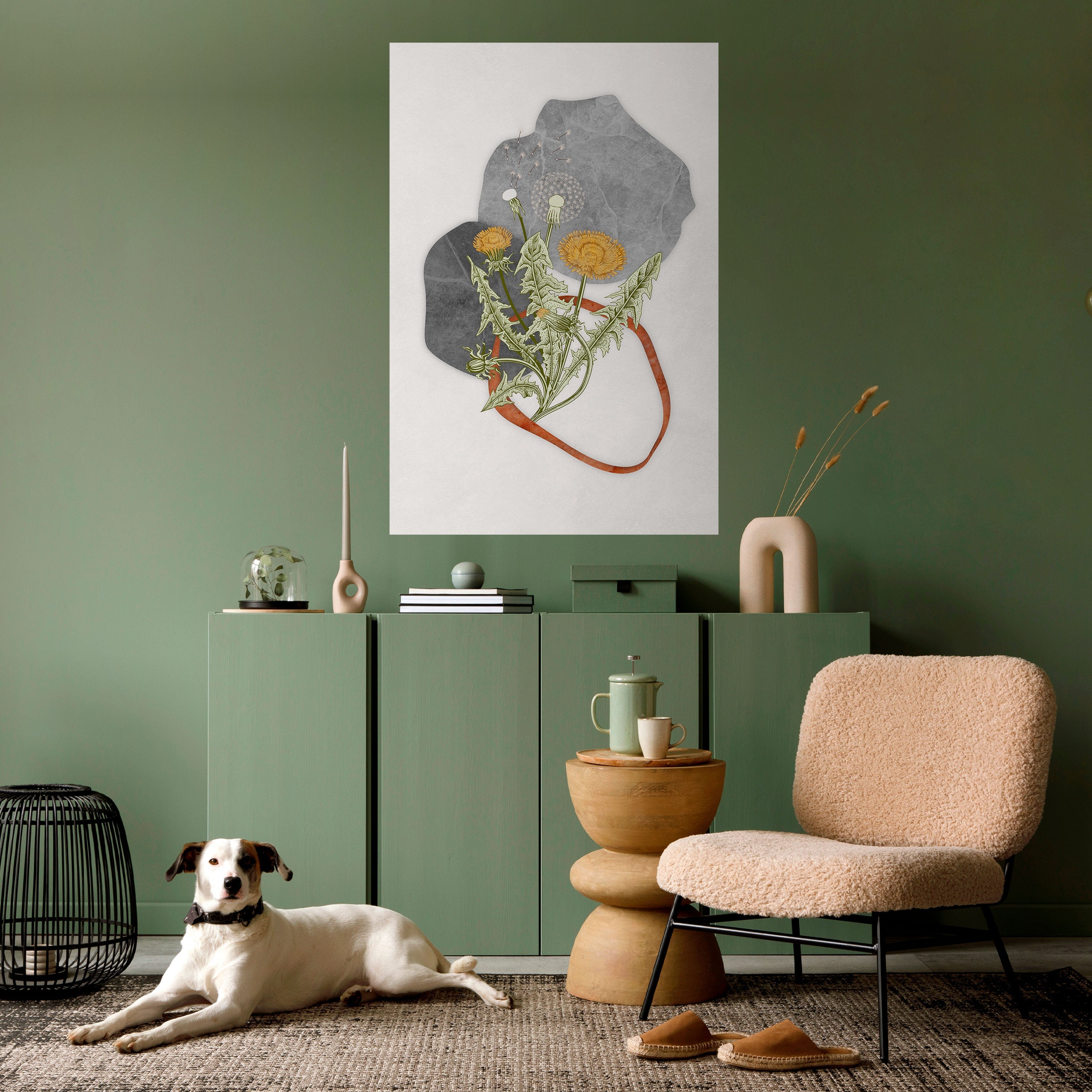 Affiche verticale autocollante « PISSENLIT RING »