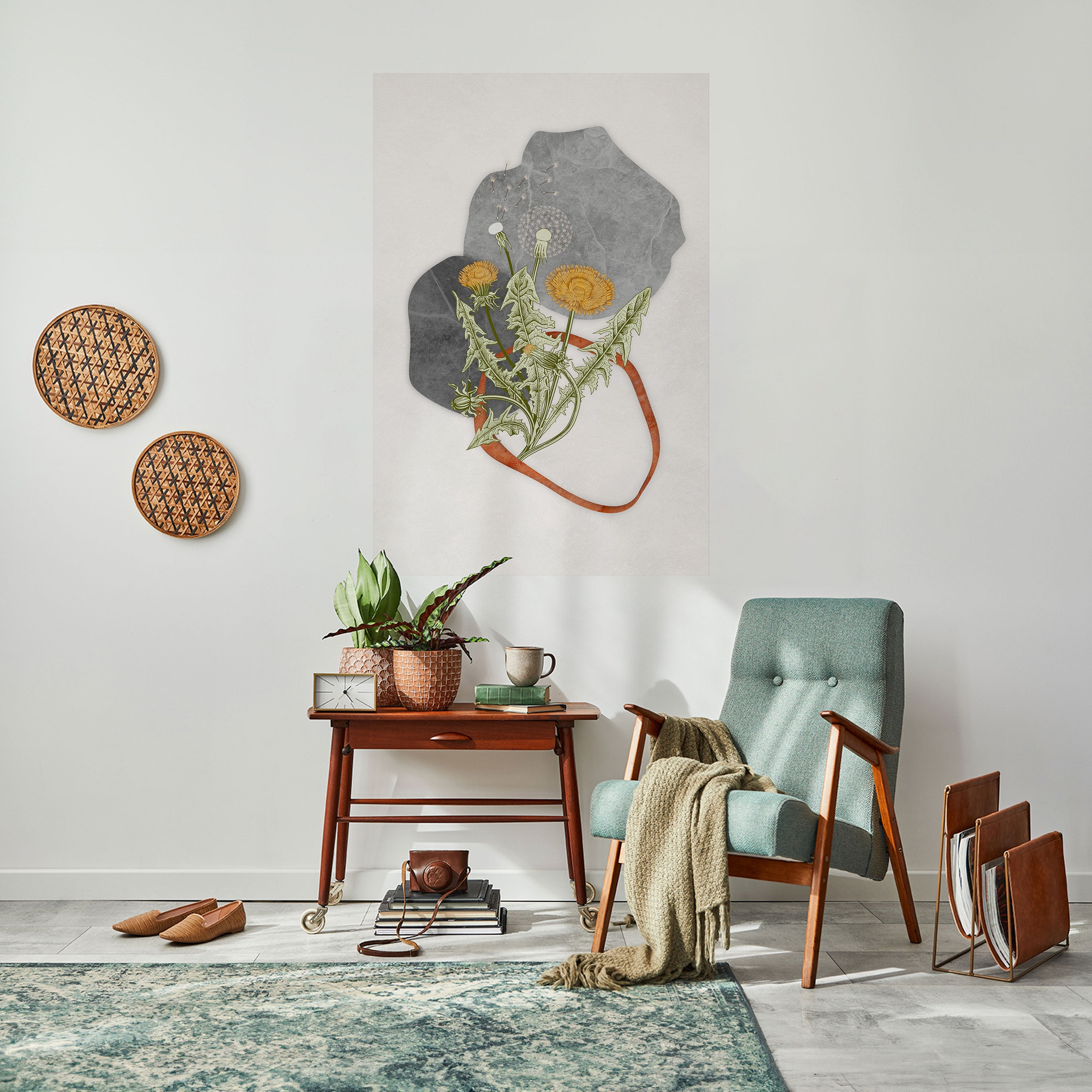 Affiche verticale autocollante « PISSENLIT RING »