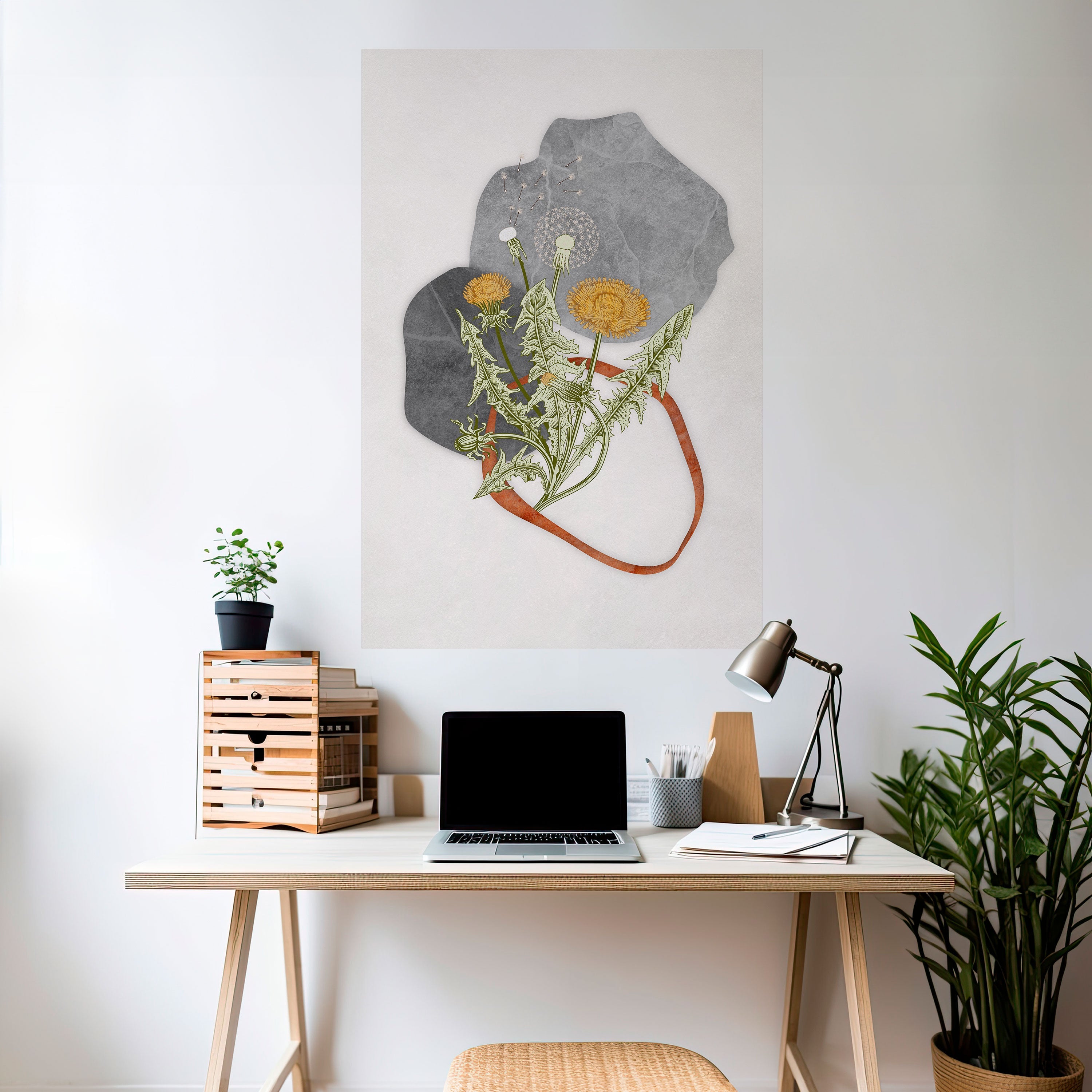 Affiche verticale autocollante « PISSENLIT RING »