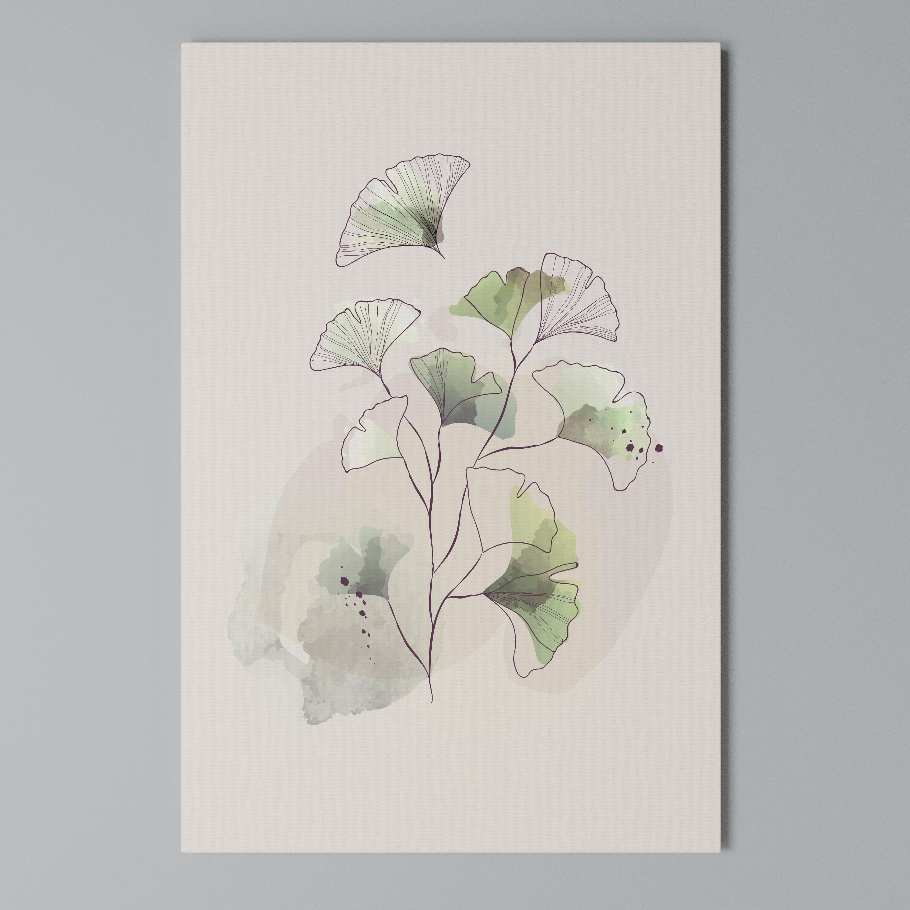 FOLIAGE REVERIE Vertical Canvas Print