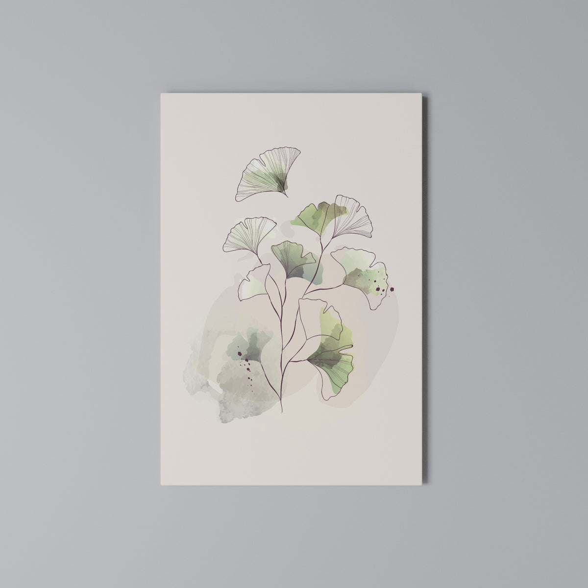 FOLIAGE REVERIE Vertical Canvas Print