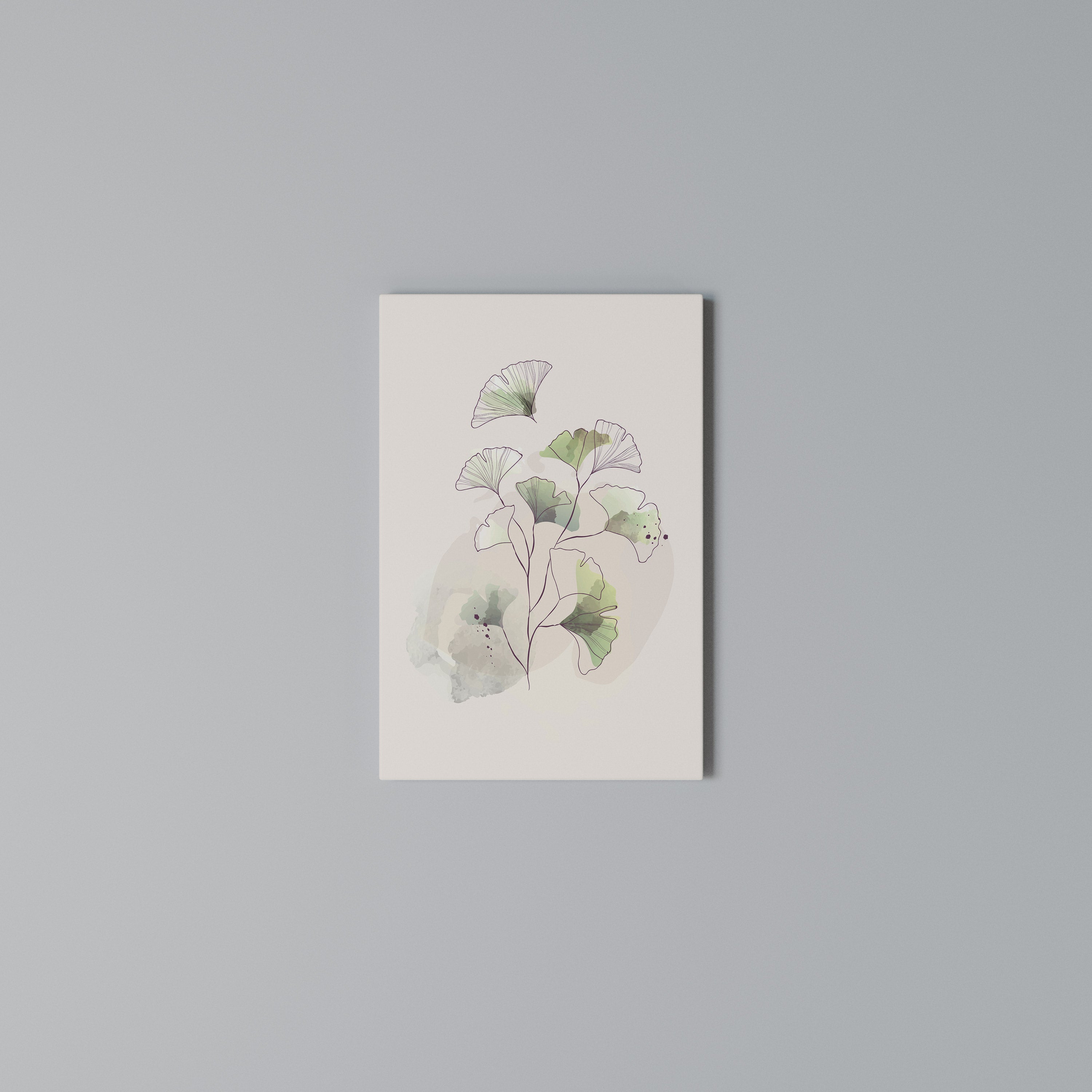 FOLIAGE REVERIE Vertical Canvas Print