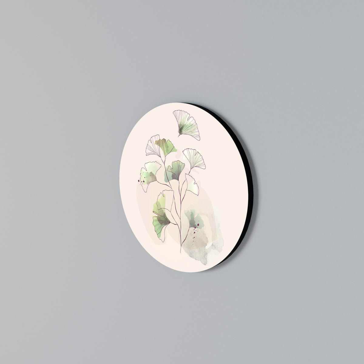 FOLIAGE REVERIE Round Wall Art