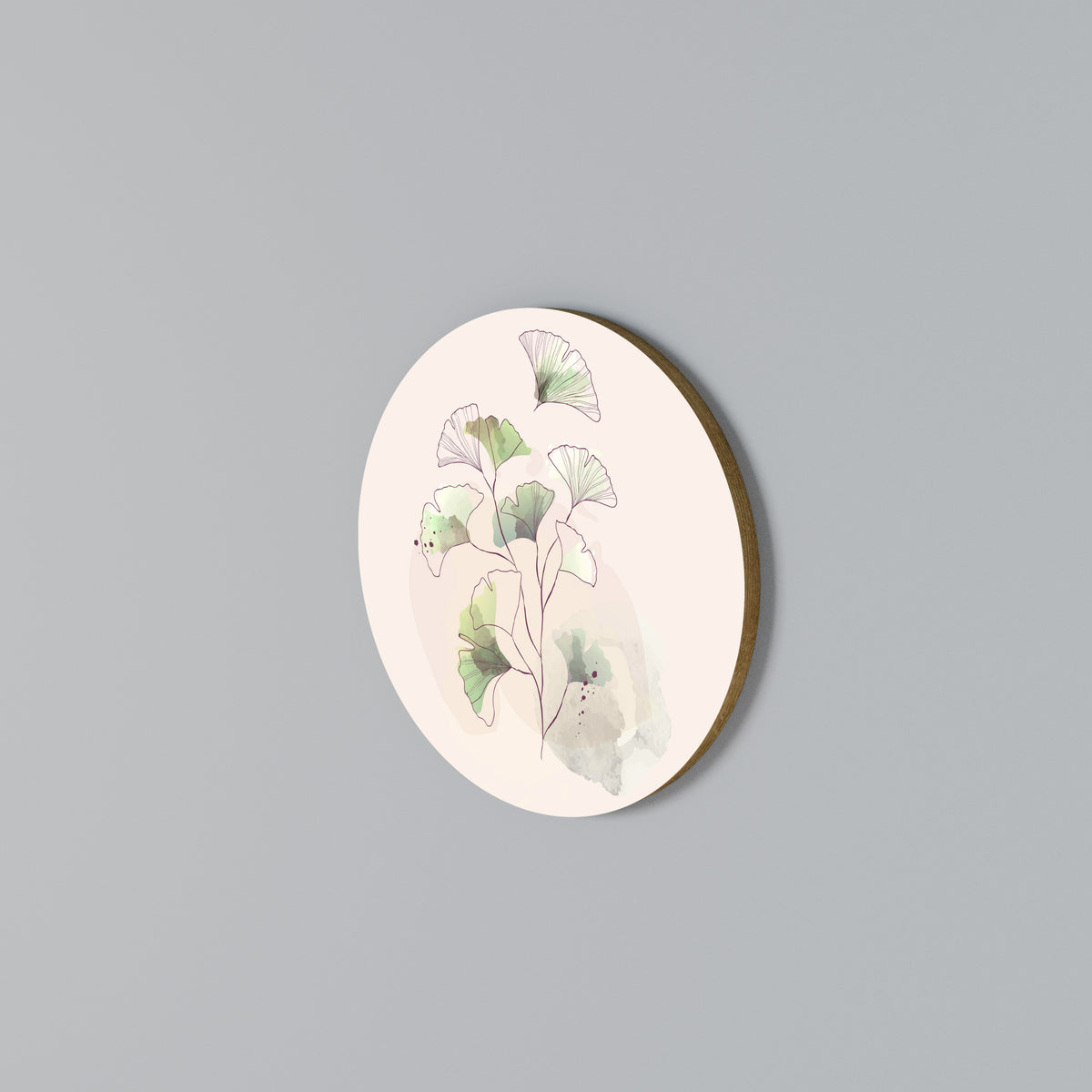 FOLIAGE REVERIE Round Wall Art