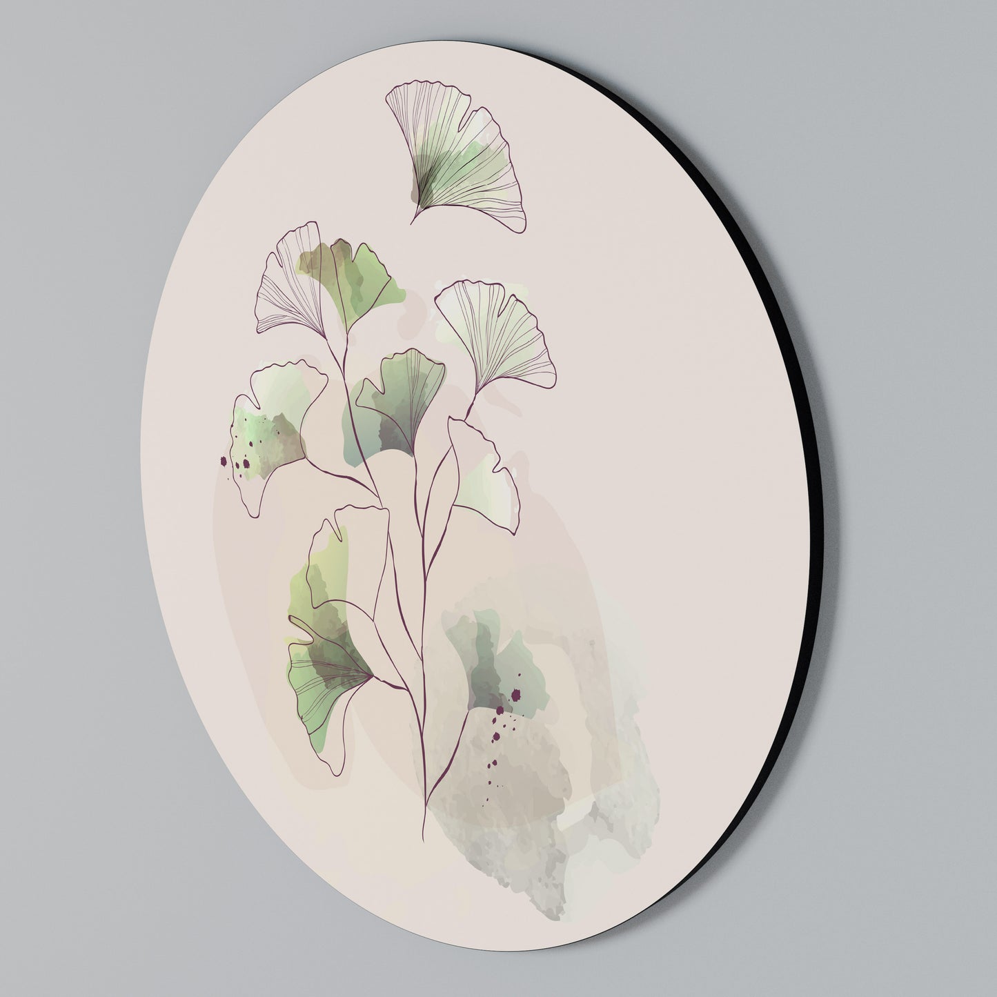 FOLIAGE REVERIE Round Wall Art