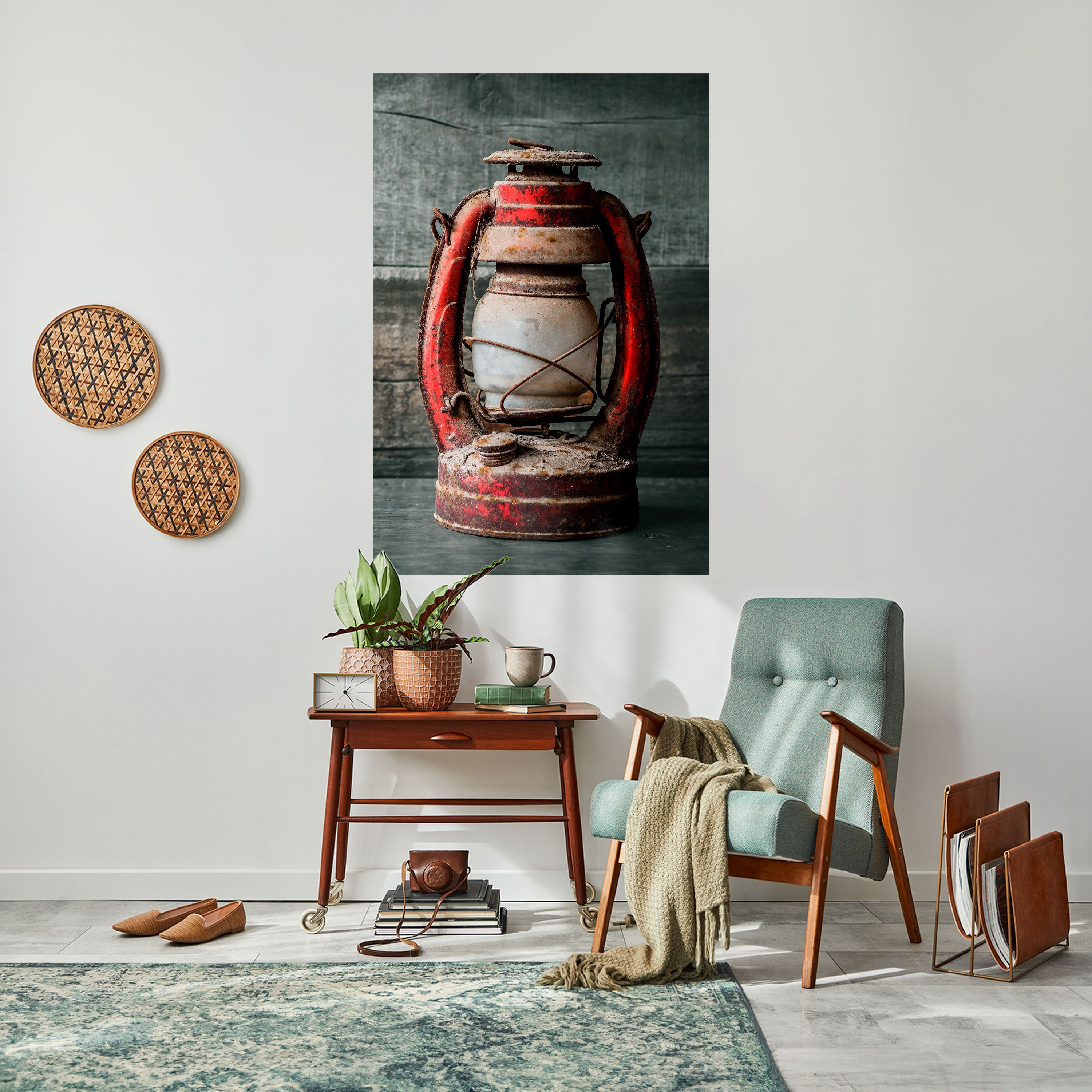 Affiche verticale autocollante « LANTERNE DES SOUVENIRS »