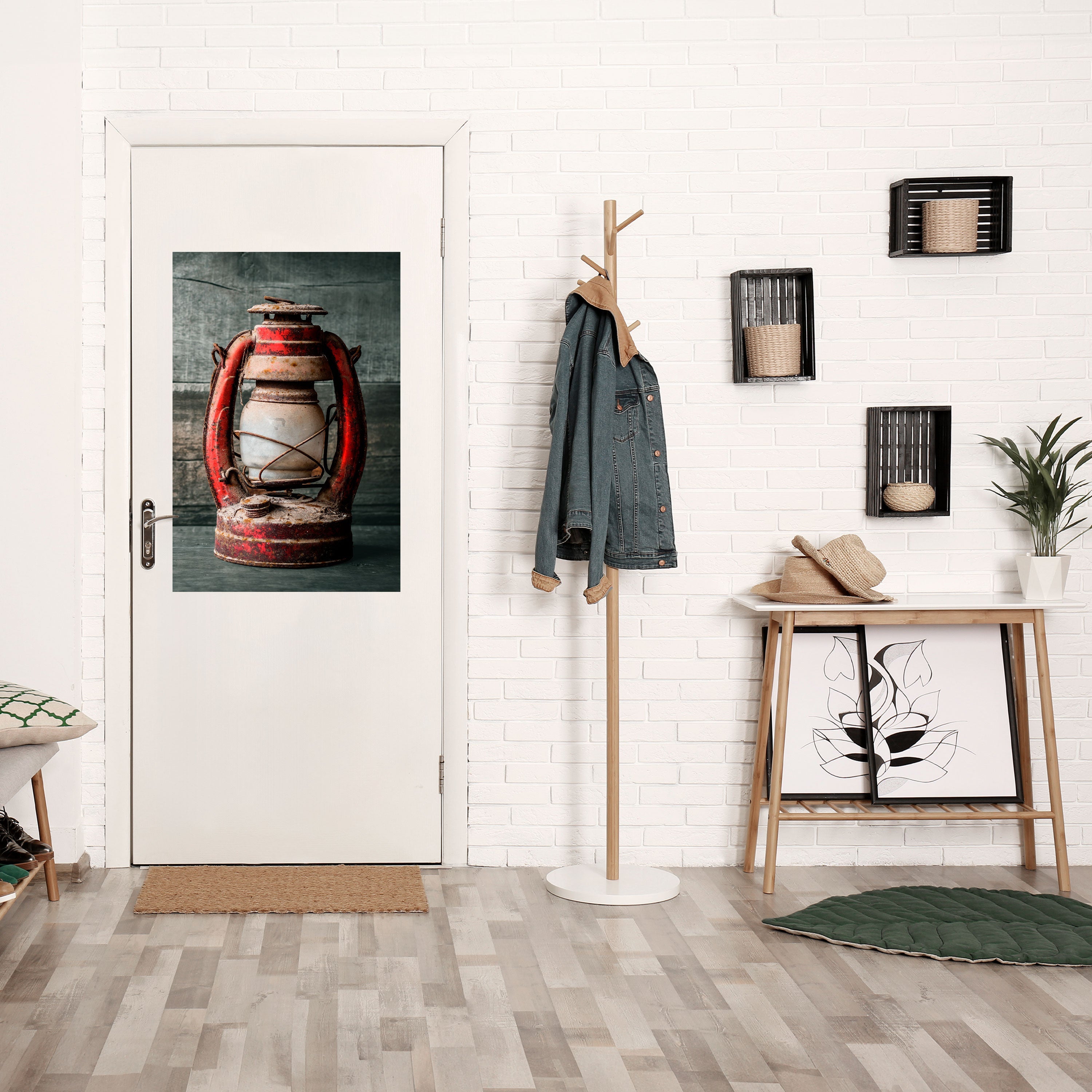 Affiche verticale autocollante « LANTERNE DES SOUVENIRS »