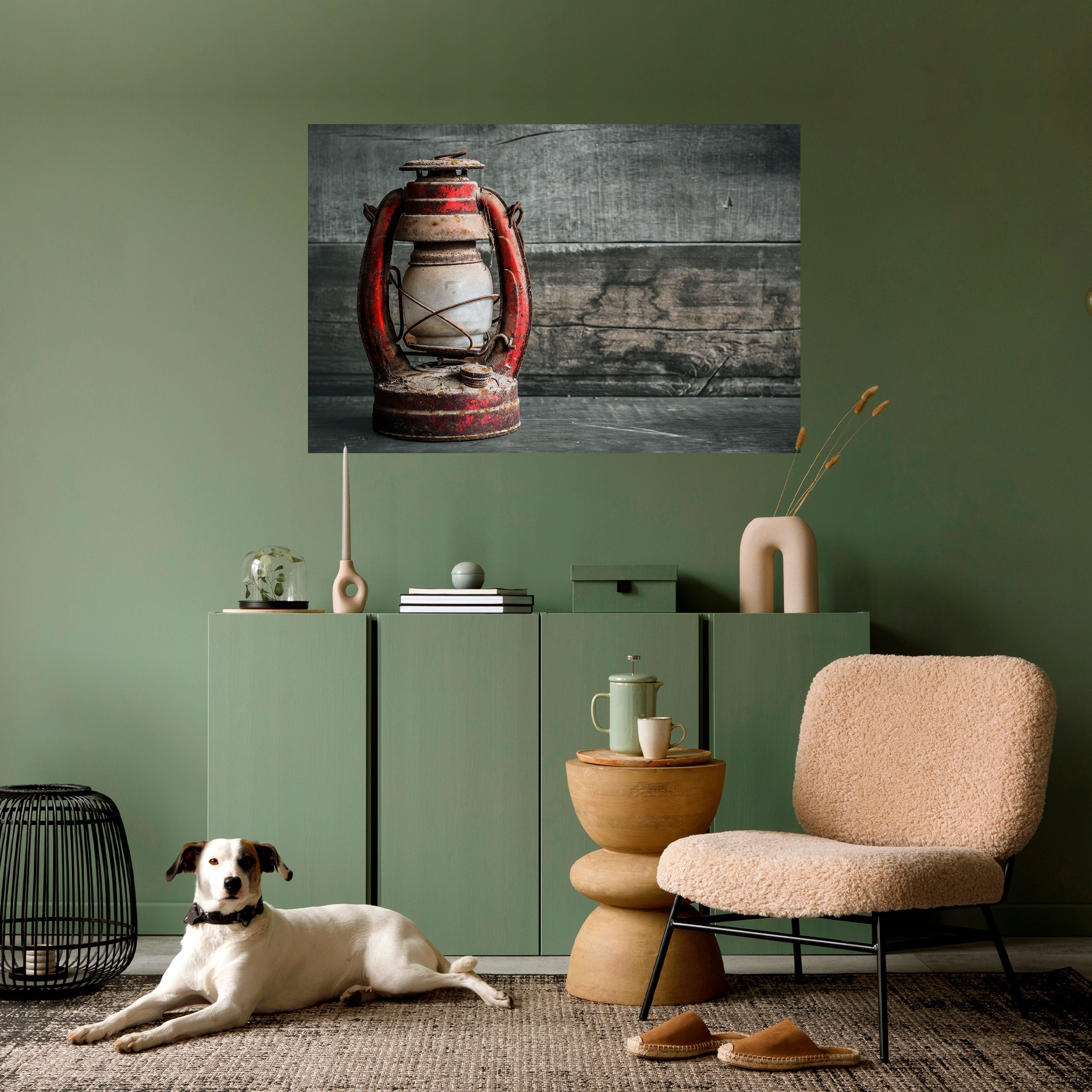 Affiche horizontale autocollante « LANTERNE DES SOUVENIRS »