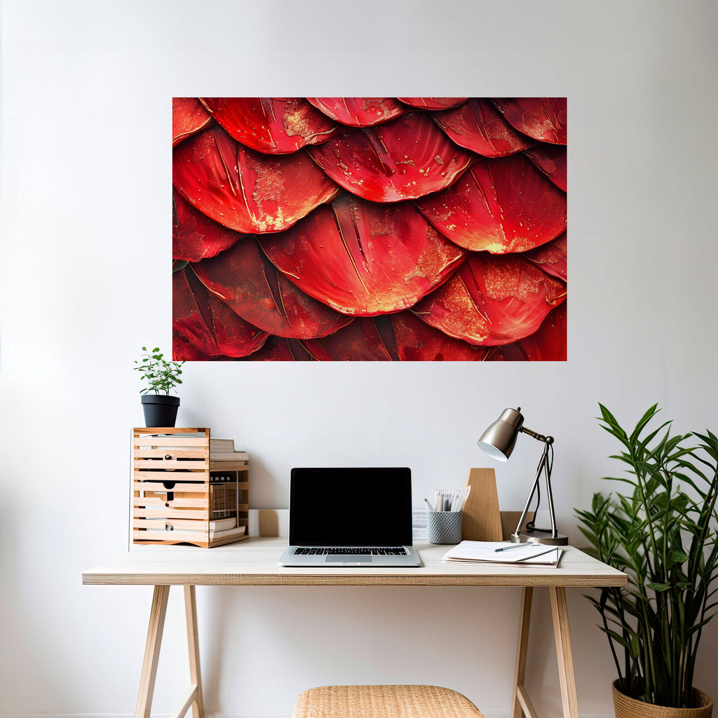 Affiche horizontale autocollante RUBY PETAL DANCE